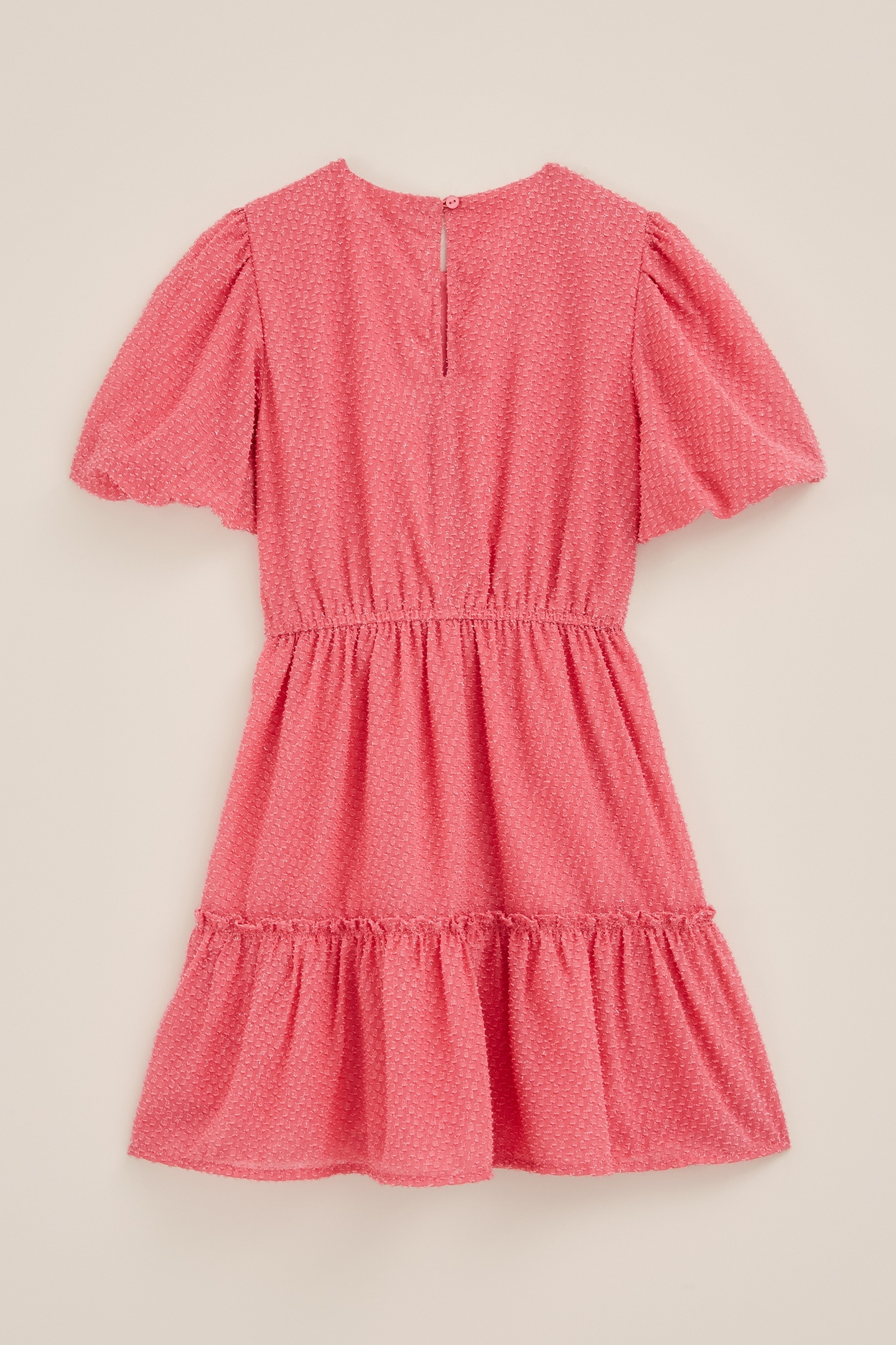 DRESS MID LENGTH CORAL PINK 4