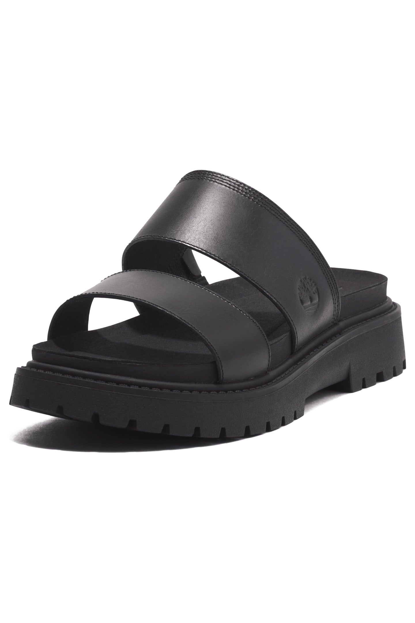 CLAIREMONT WAY SLIDE SANDAL BLACK FULL GRAIN 3