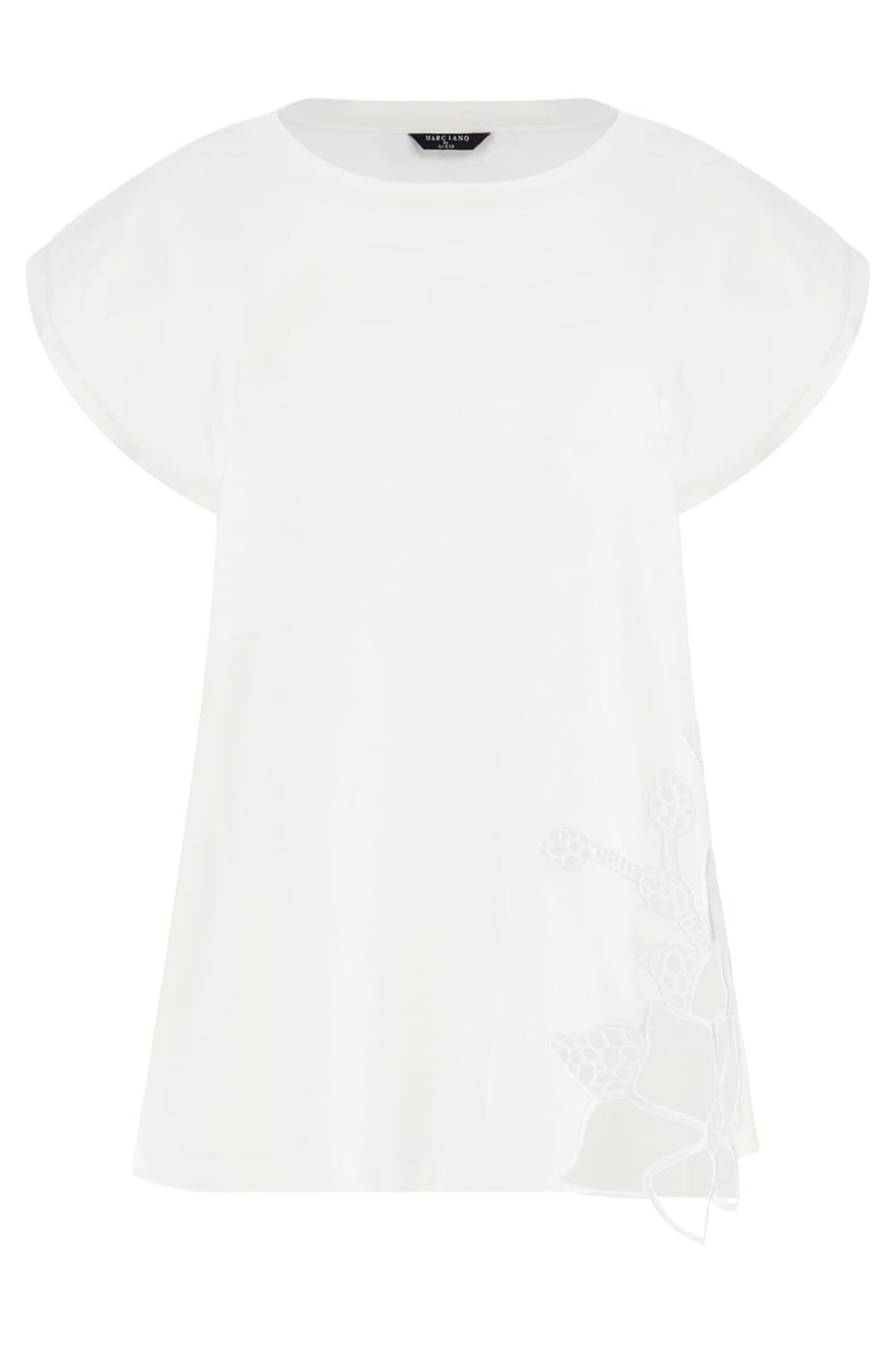 MARCIANO BY GUESS NADJA ROUND NECK TSHIRT TRUE WHITE 3
