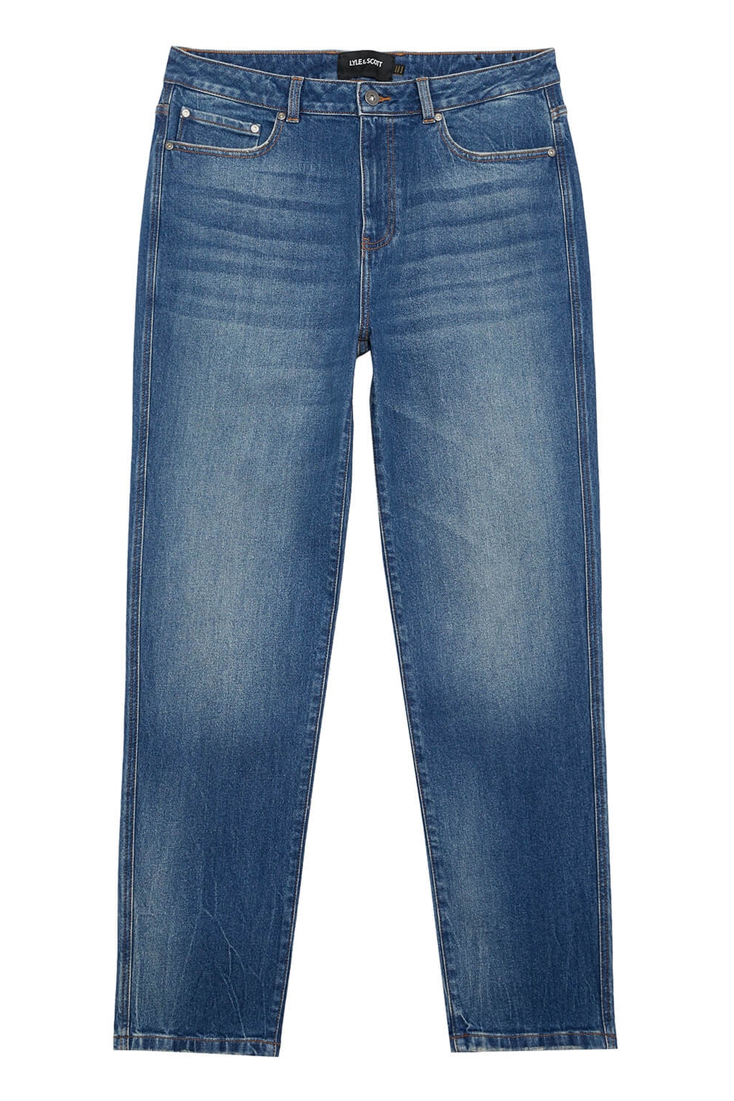 TAPERED DENIM STONE WASH BLUE 4