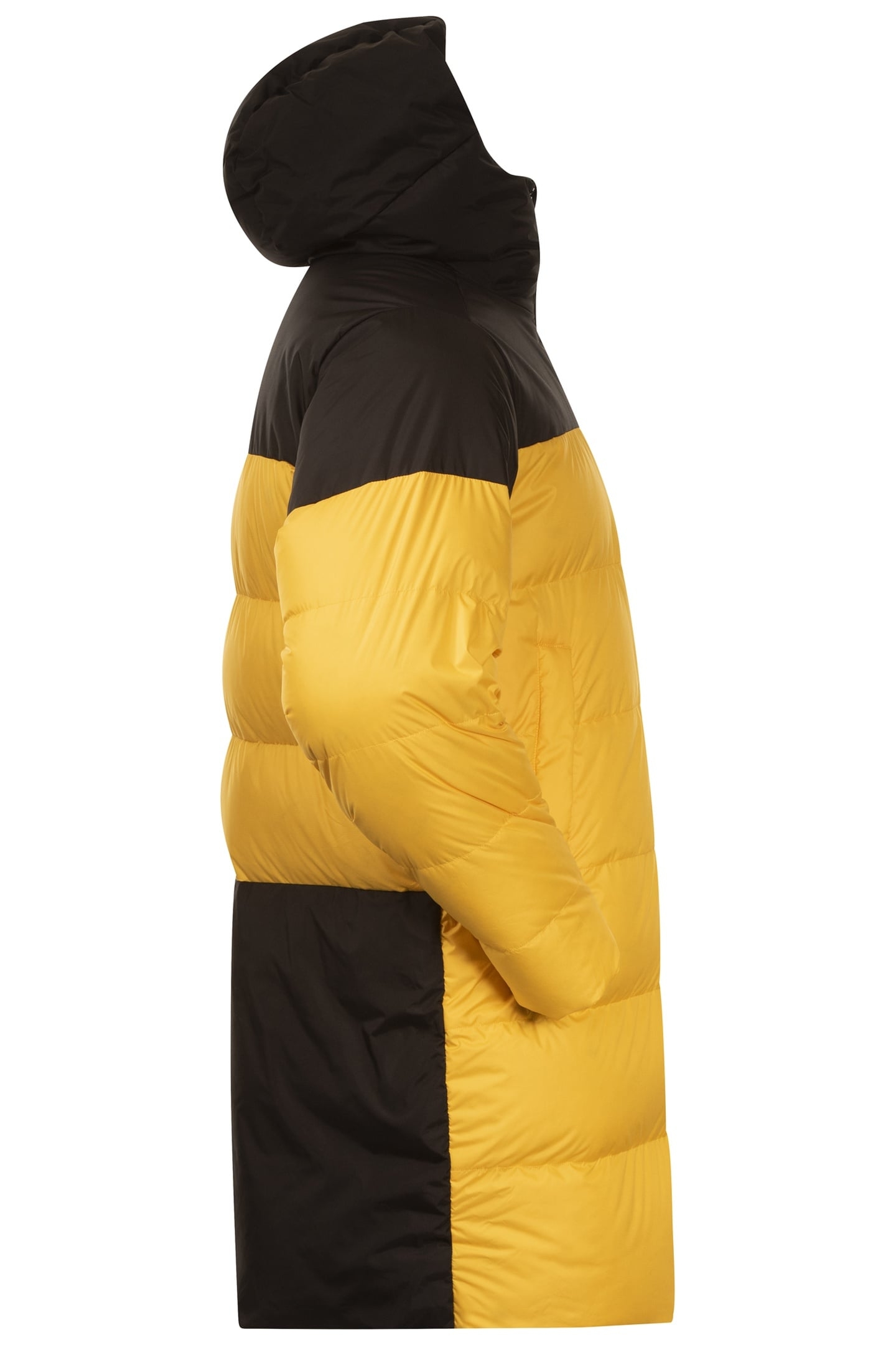 UNISEX OSLO URBAN DOWN PARKA LIGHT GOLDEN YELLOW/BLACK 4