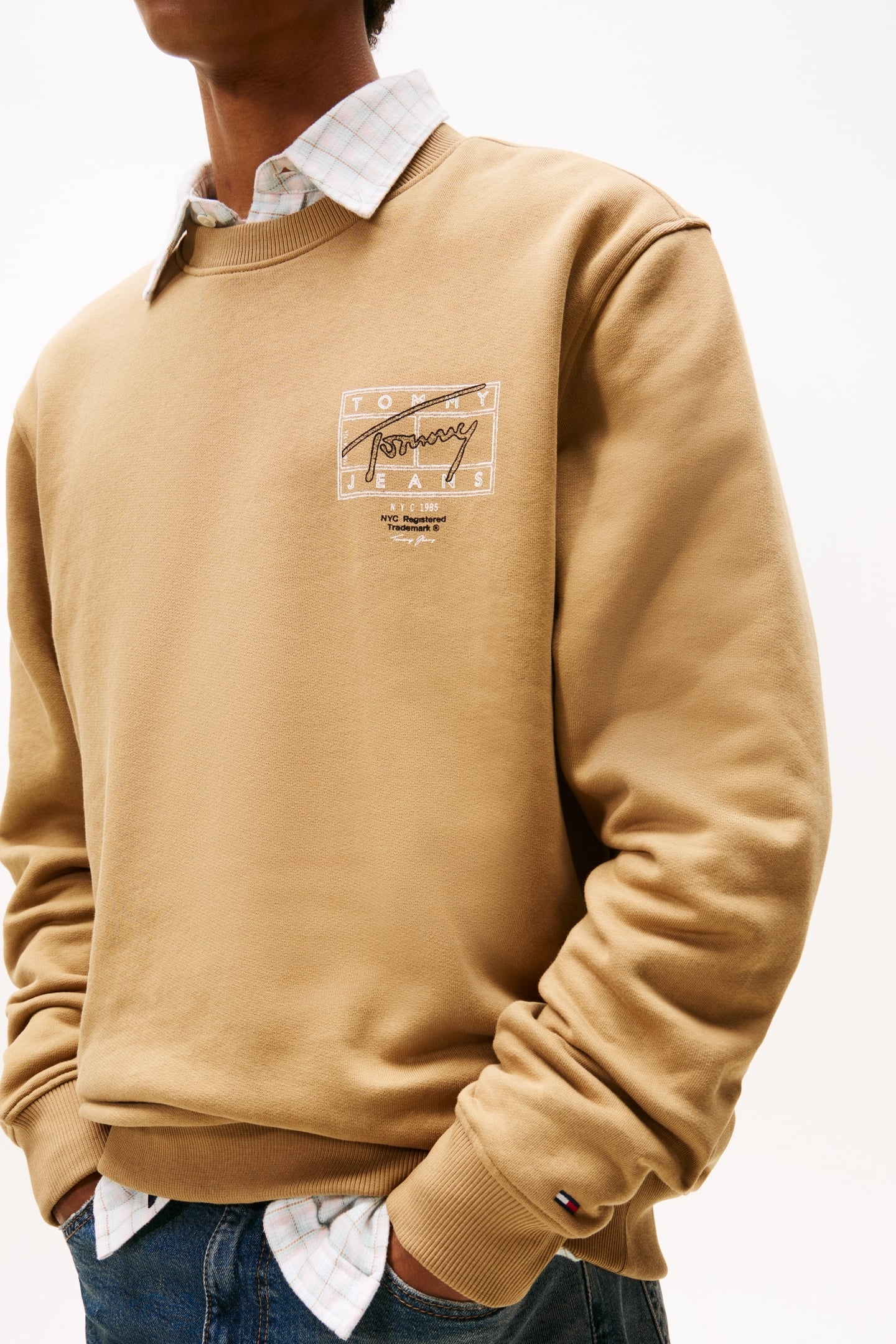 REGULAR ENTRY DNA PULLOVER SWEATSHIRT DARK DUNE 2