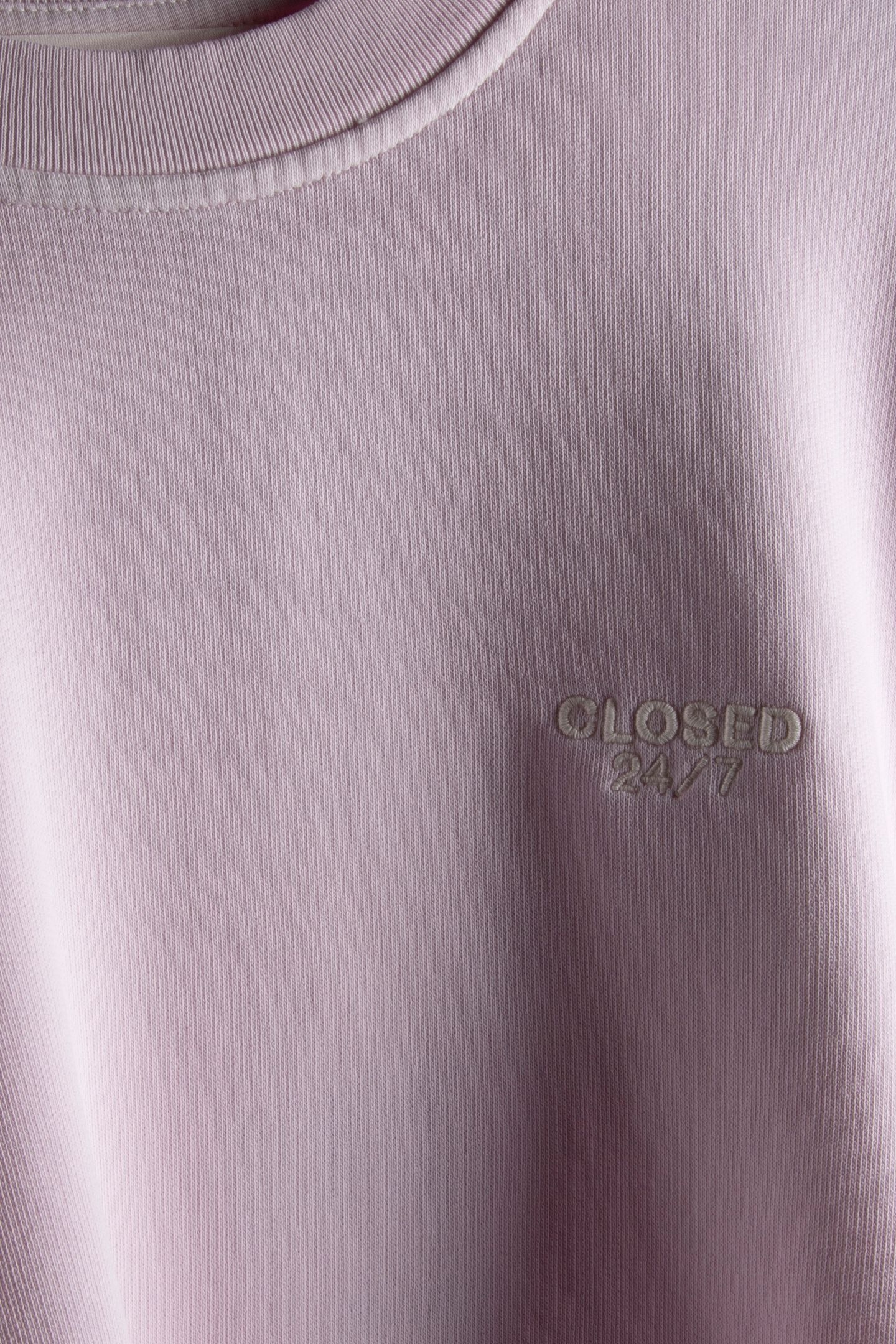 CREW SWEATSHIRT T-SHIRTS DUSTY BLUSH 4
