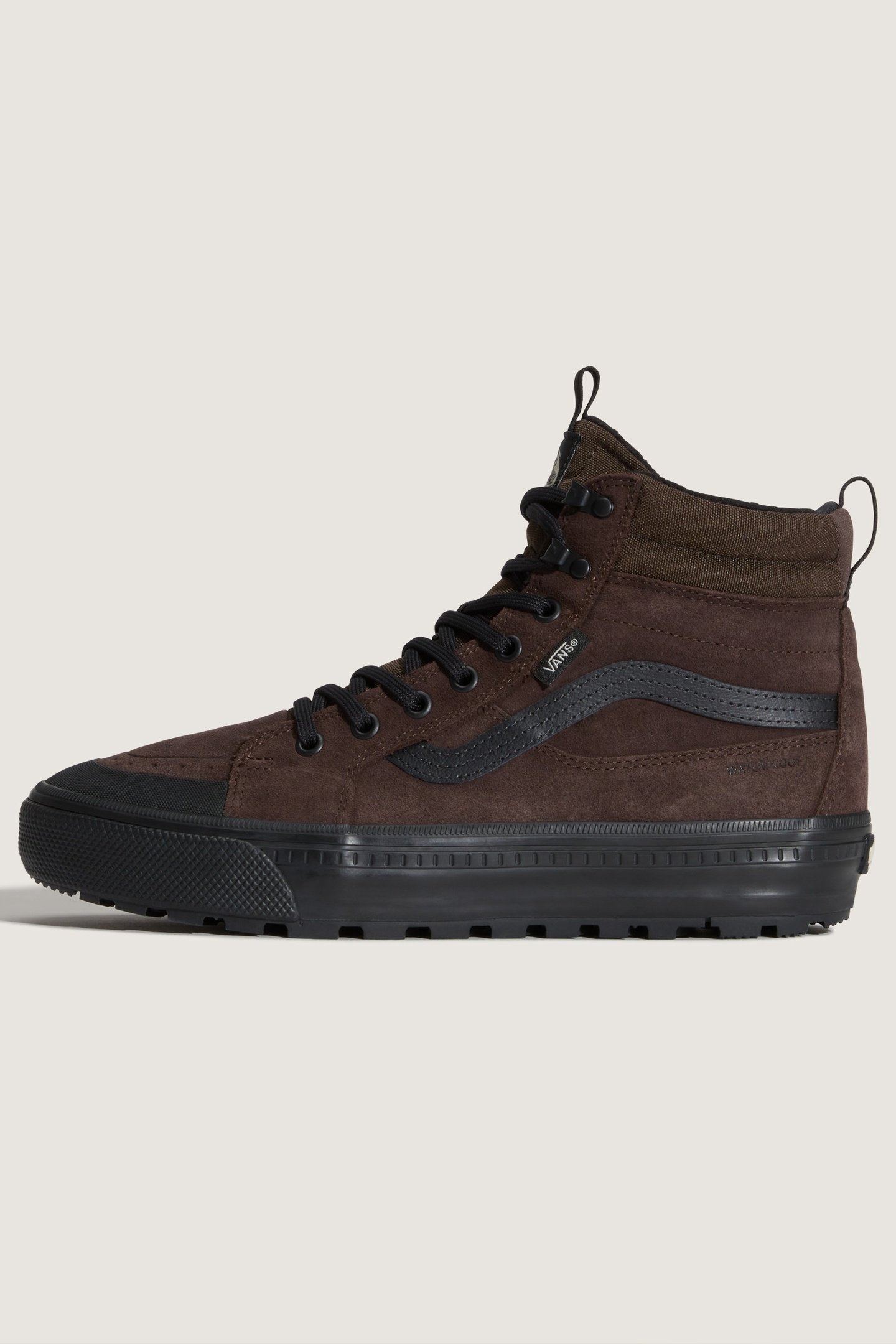 UNISEX SK8-HI WATERPROOF INSULATED BROWN/BLACK 2