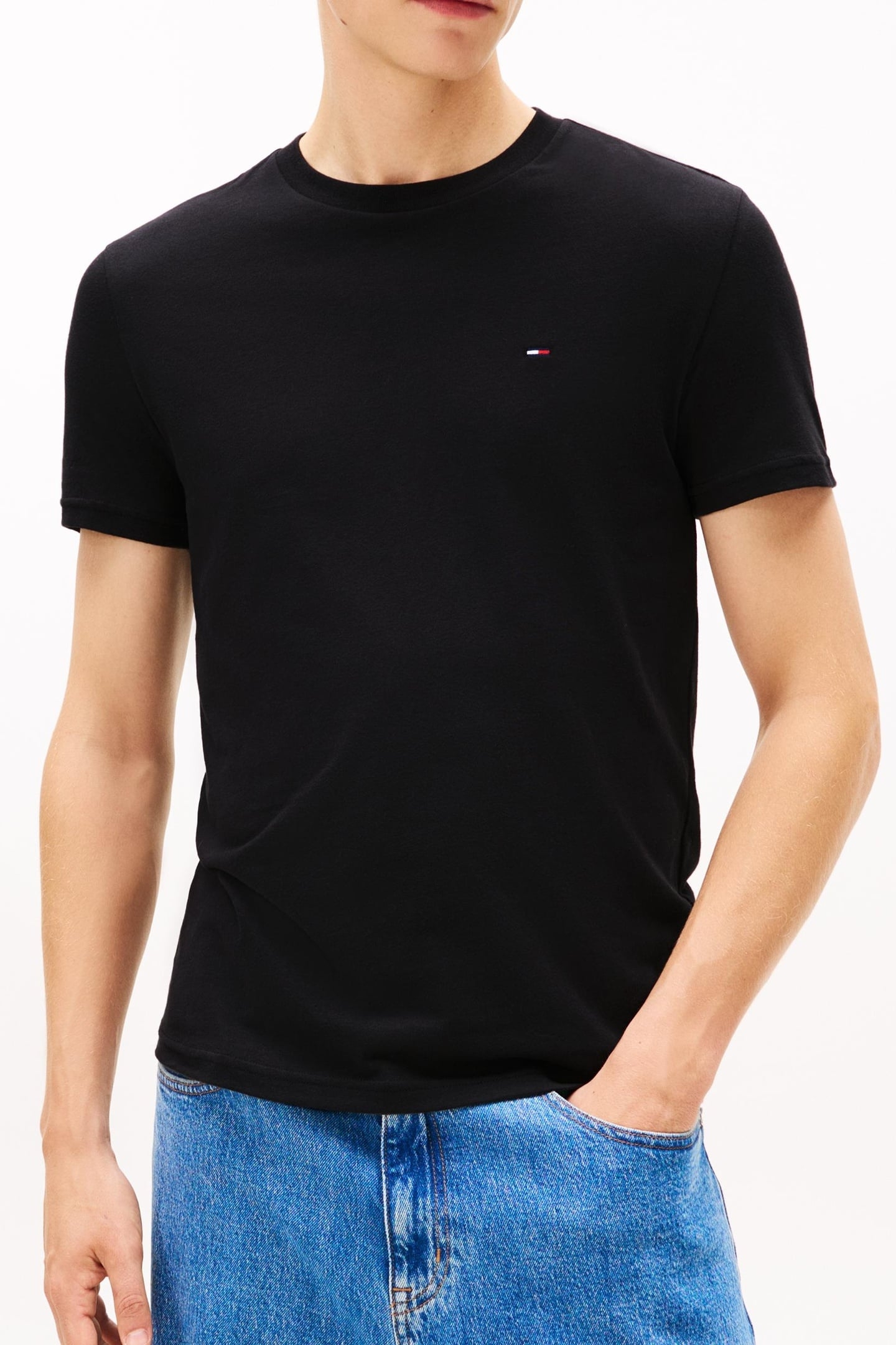 XSLIM 2-PACK JERSEY T-SHIRTS BLACK/DARK GREENERY 2