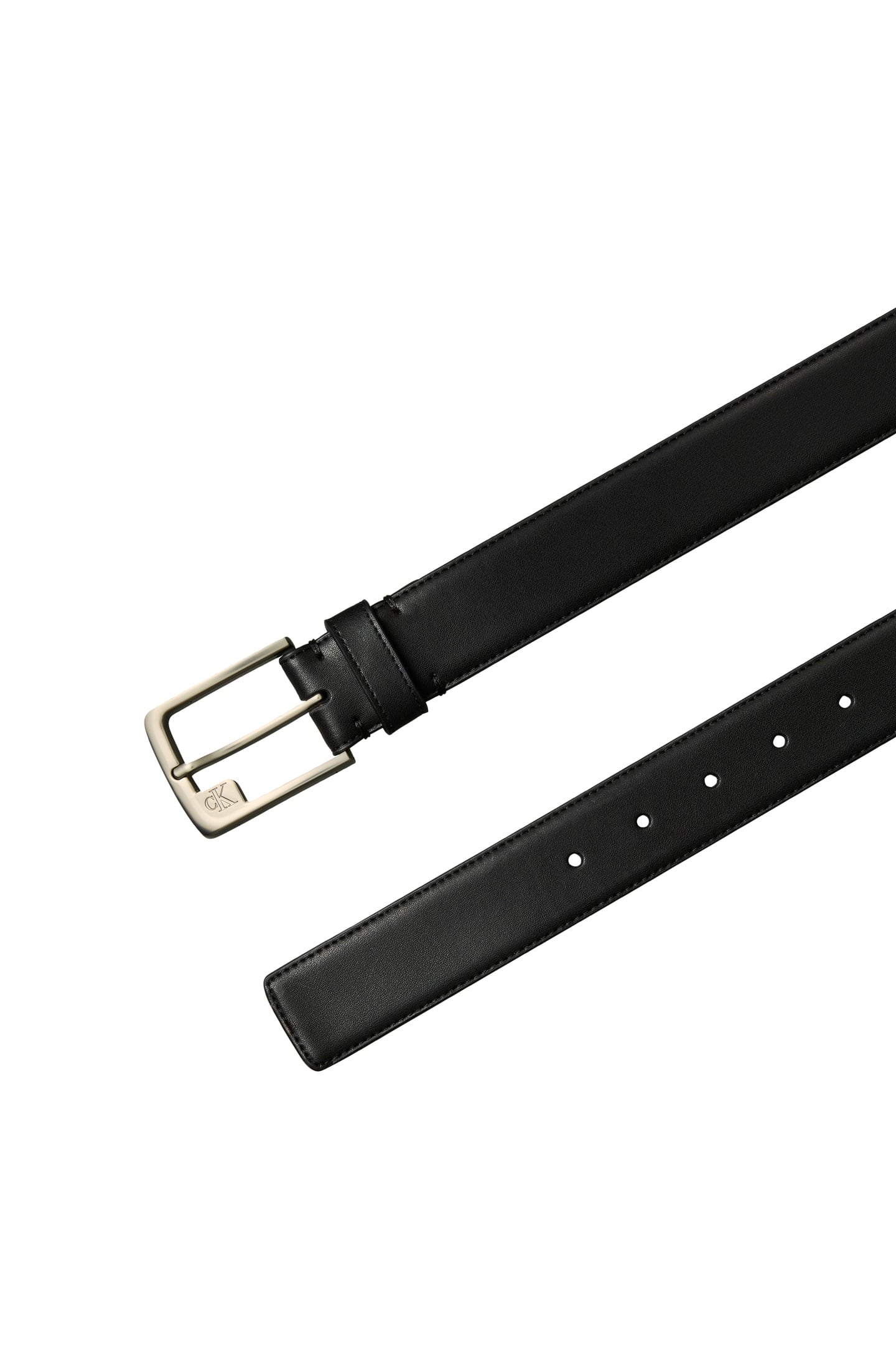 MONO FRAME BUCKLE BELT BLACK/PEWTER 2