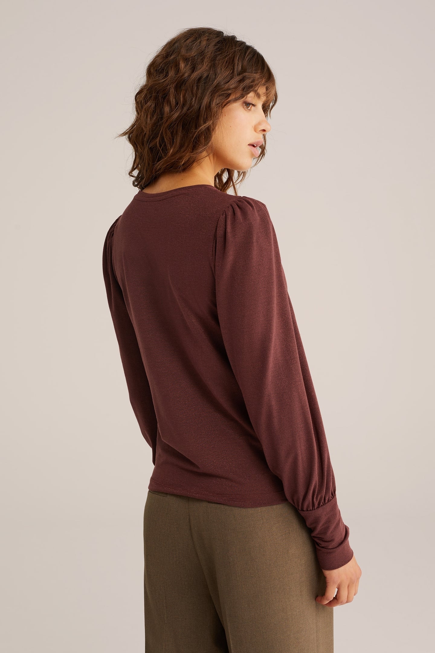 T-SHIRT BURGUNDY RED 2