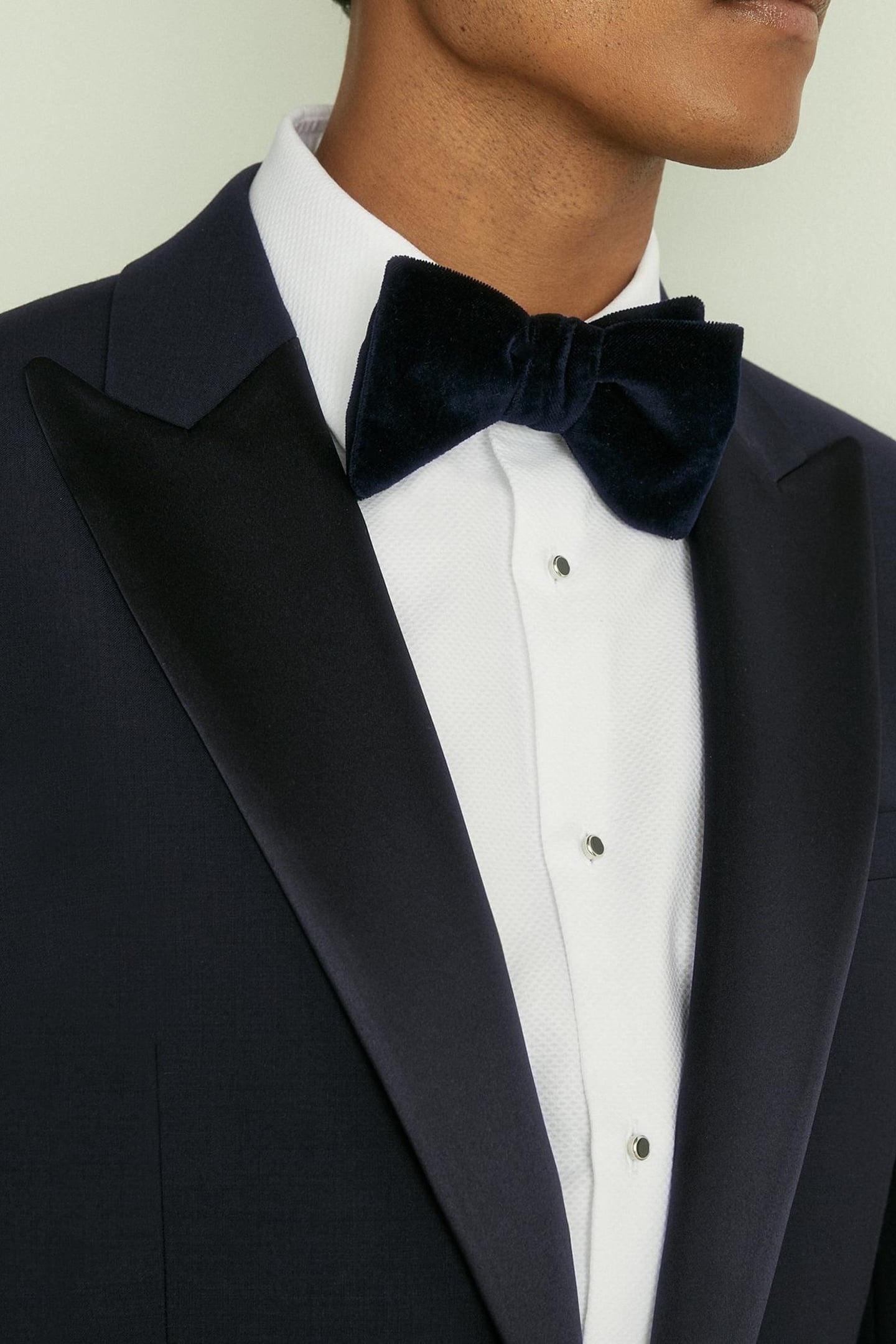 SB 1B SATIN PEAK SLIM TUX JACKET NAVY 4