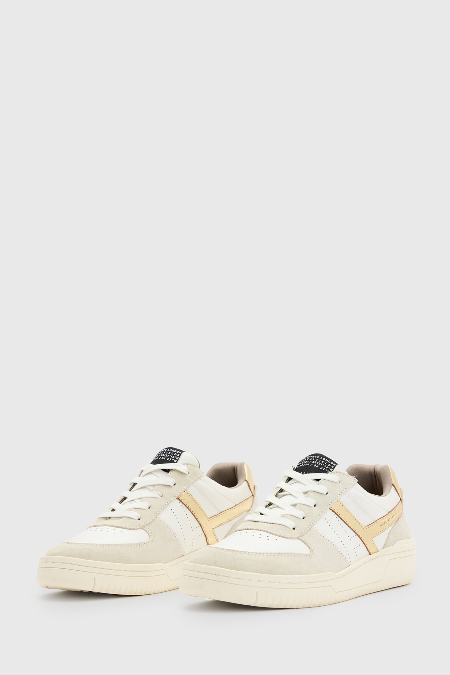 VIX SUEDE SNEAKER WHITE/GOLD 1