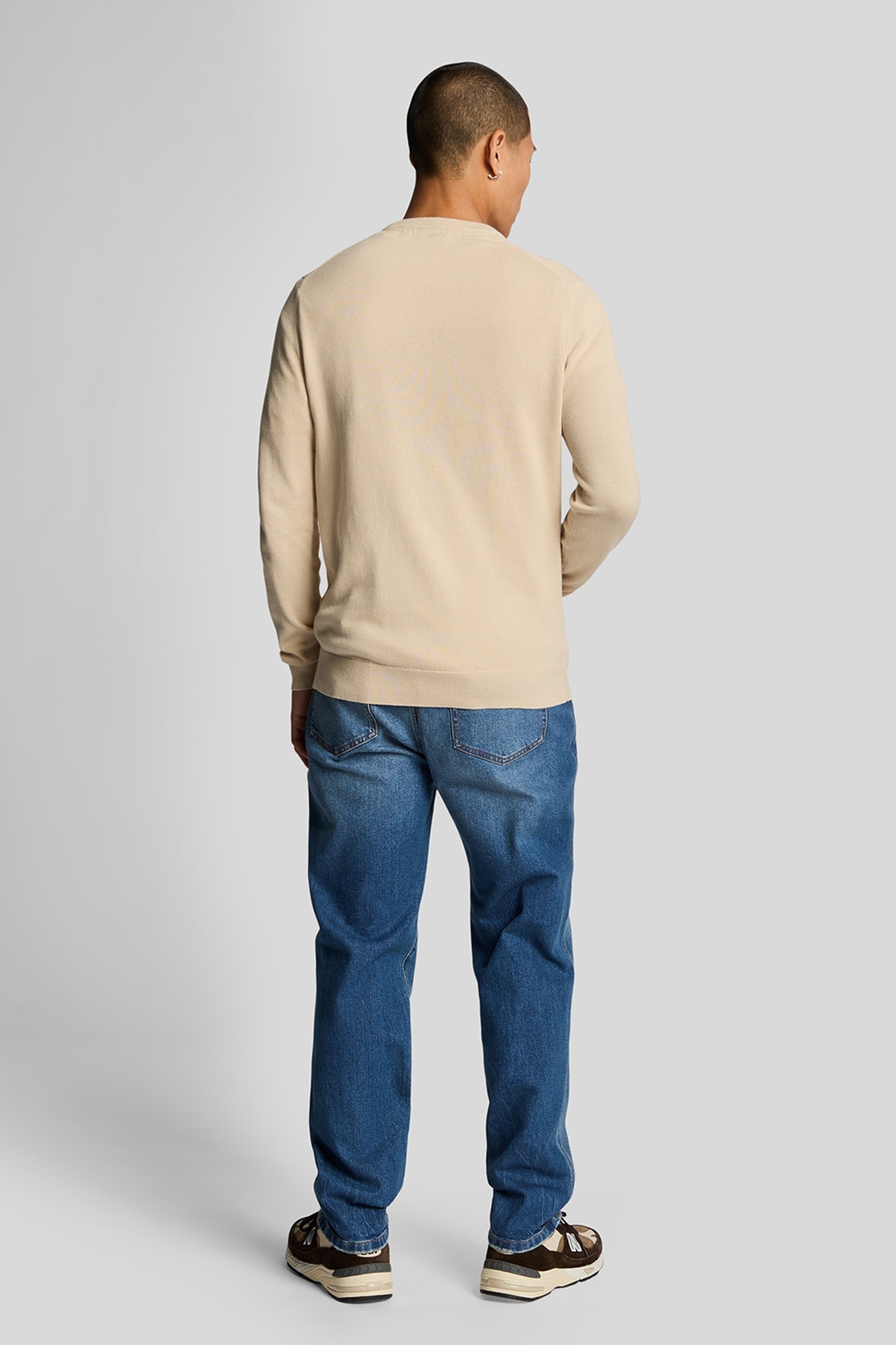 TAPERED DENIM STONE WASH BLUE 3