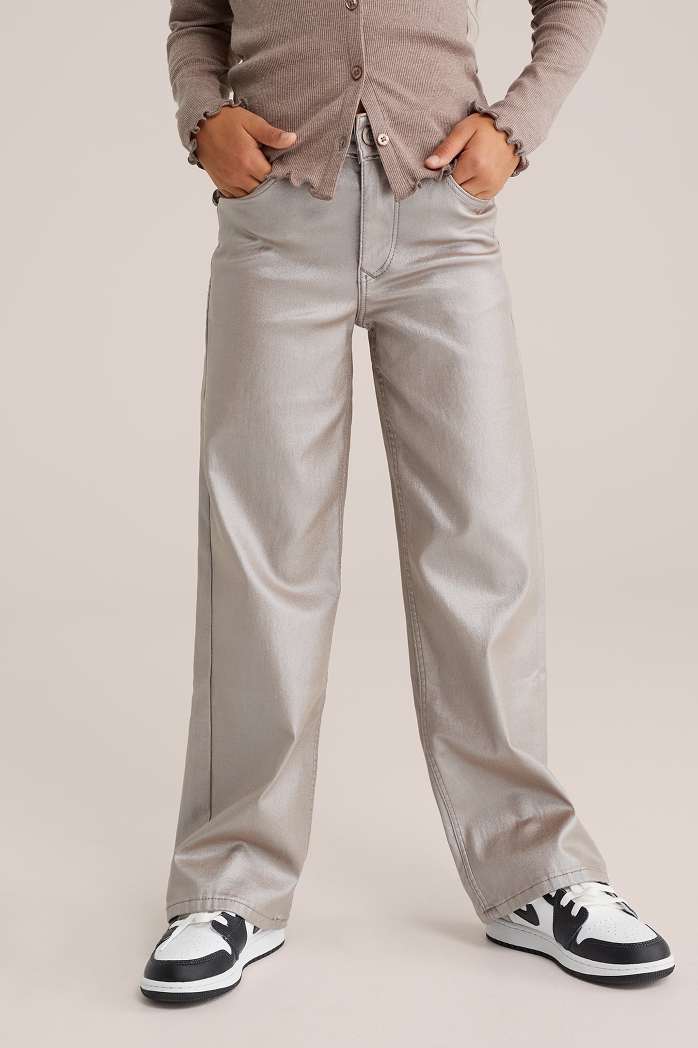 5-POCKET HIGH RISE LIGHT PINK 1