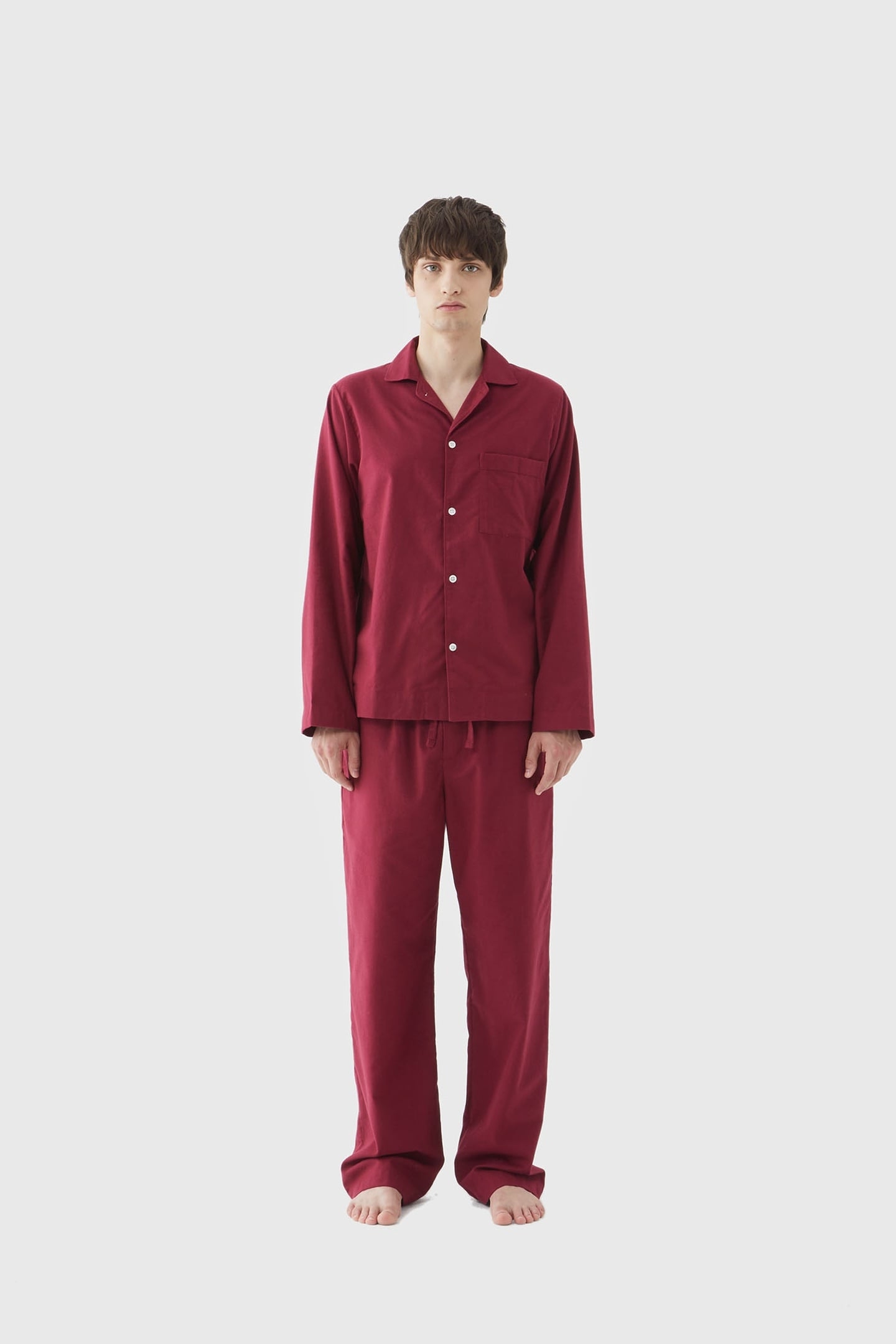 UNISEX FLANNEL, PYJAMAS SHIRT BEYOND RED 4