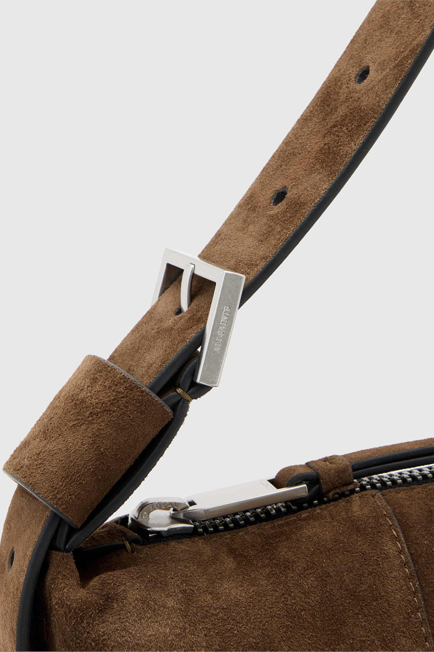 VEGA SUEDE SHLDR BAG FANGO BROWN 8