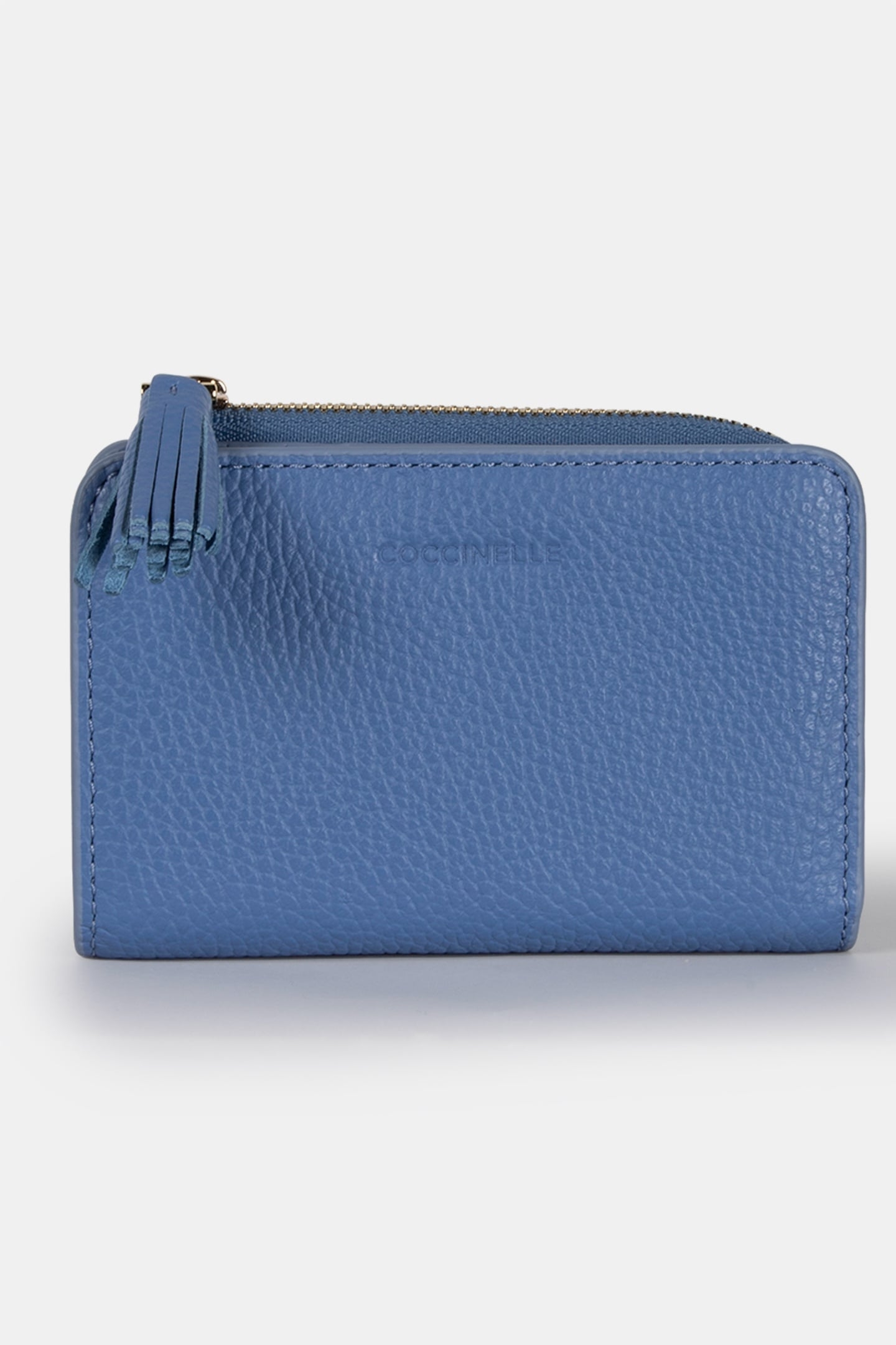 LEATHER PURSE IN BLUE 1