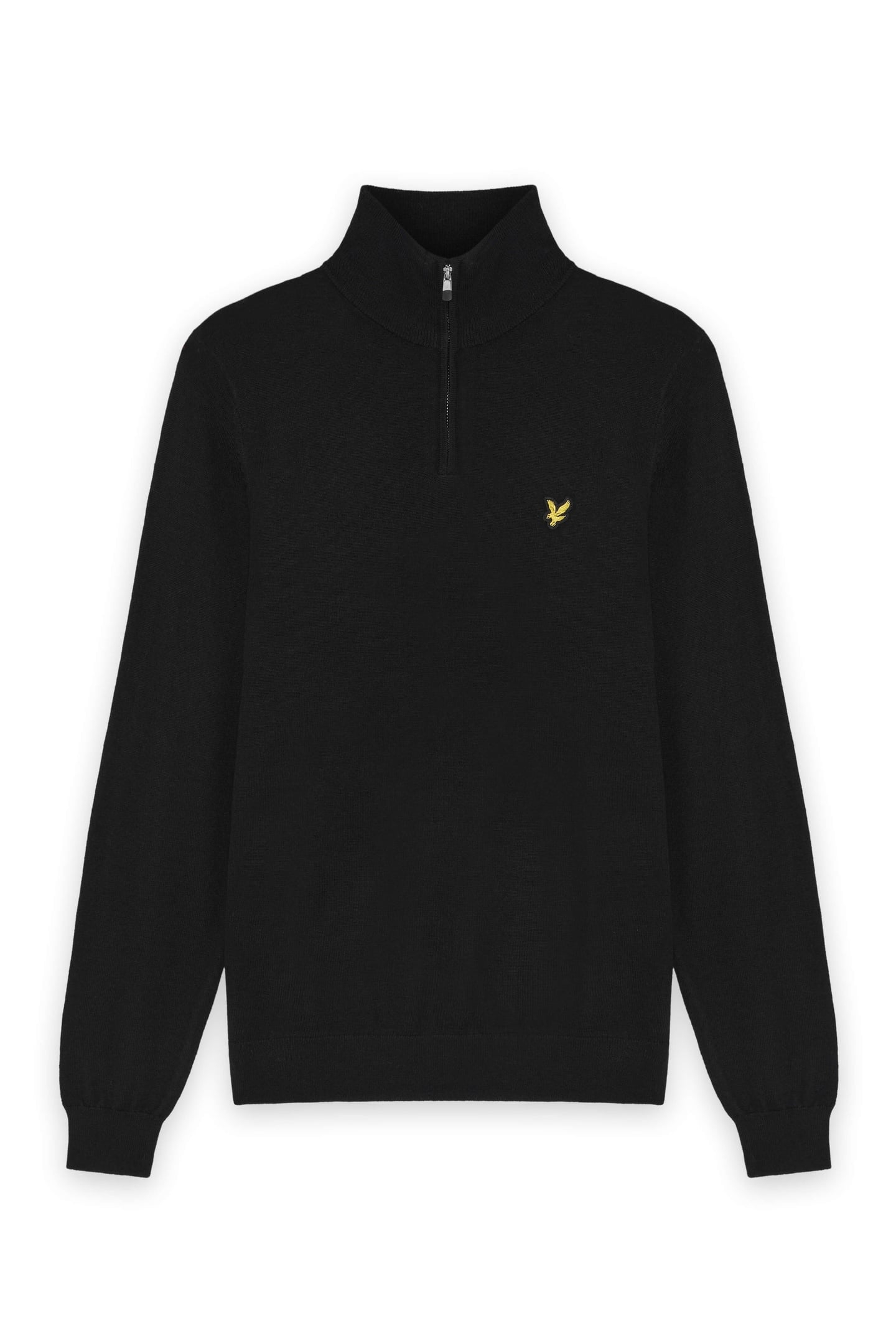 GOLF QUARTER ZIP MERINO JUMPER JET BLACK 4