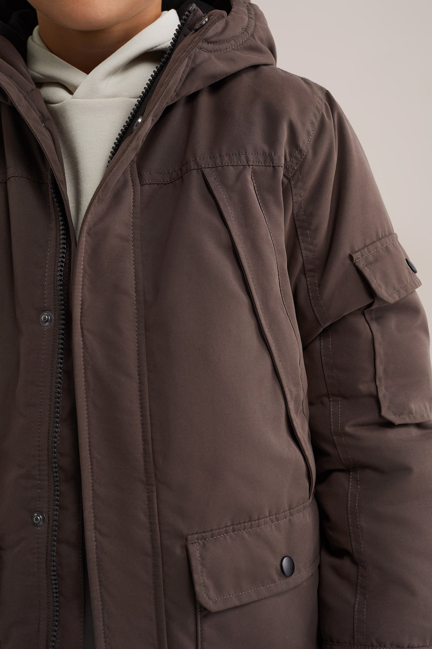 PARKA DARK BROWN 5