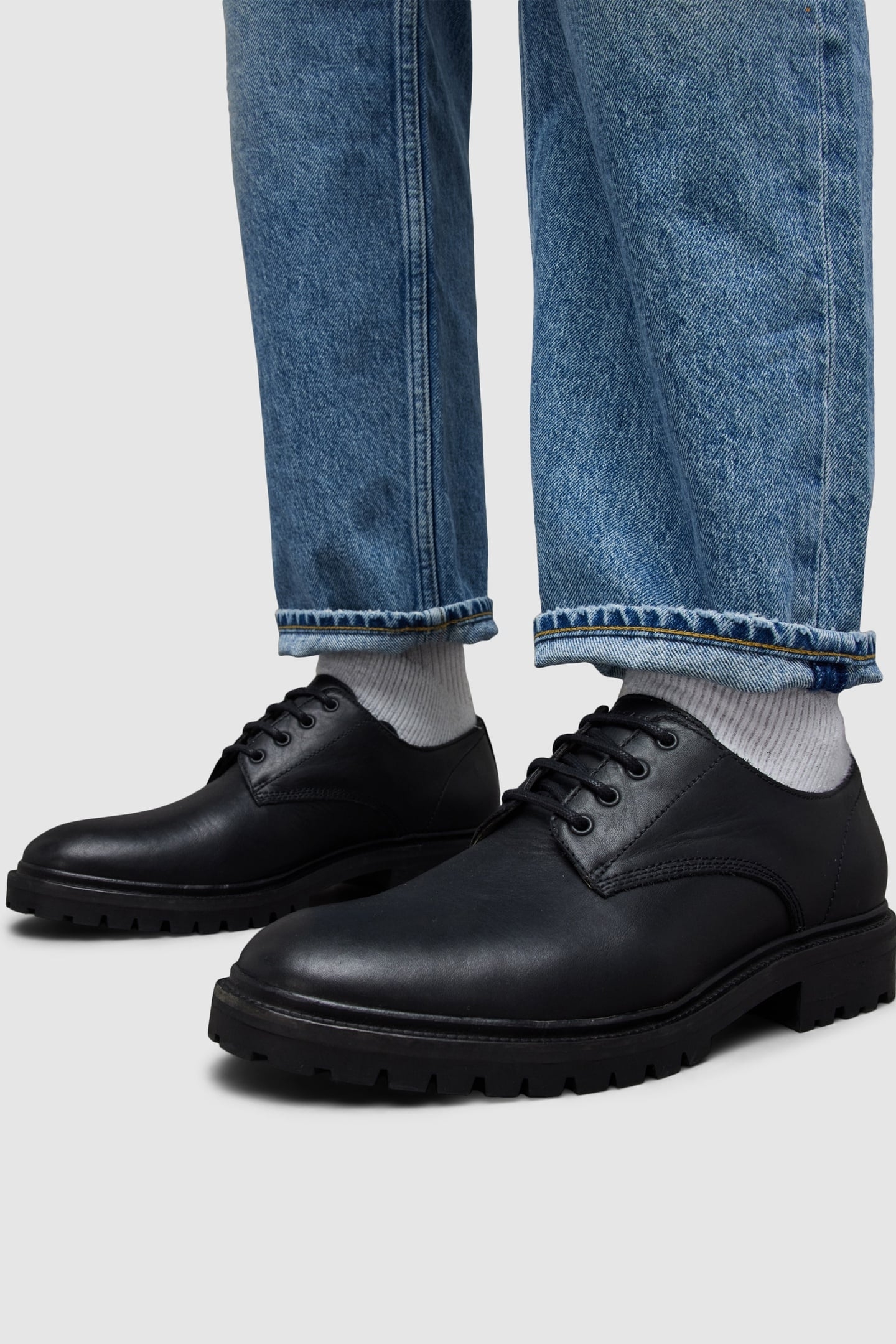 JARRED LTHR SHOE BLACK 6