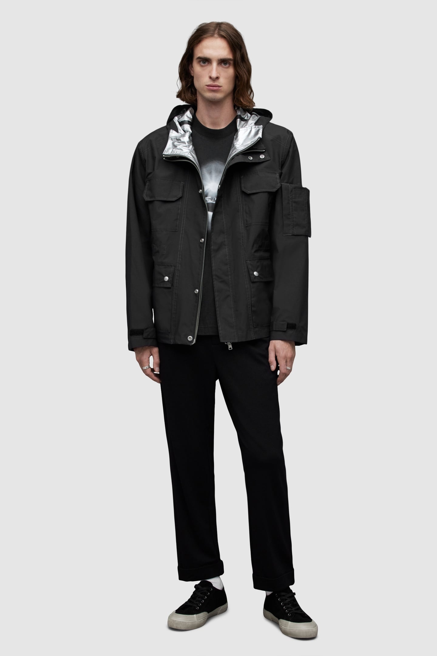 TYCHO TECH JACKET BLACK/SILVER 3