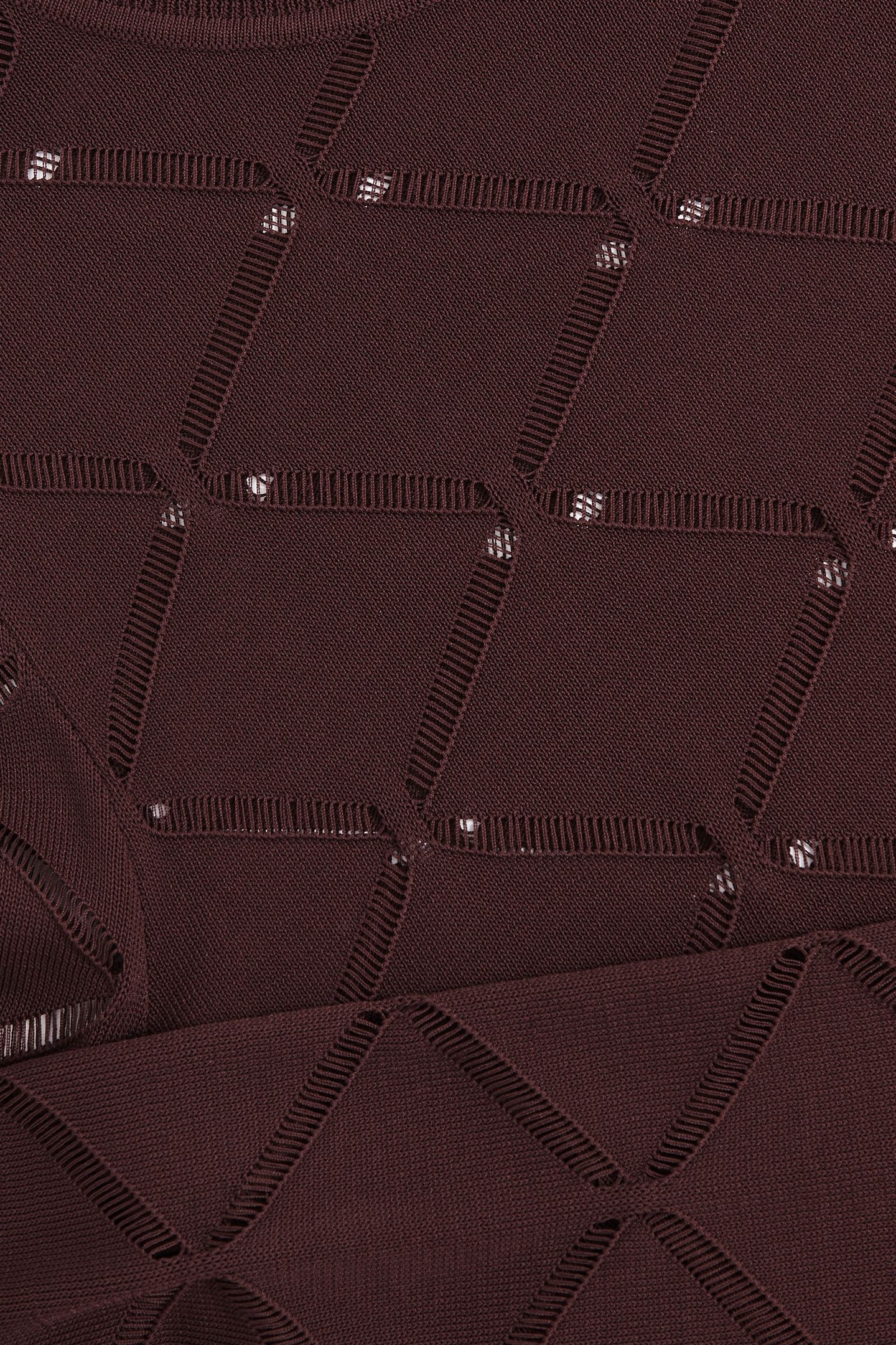 LASER CUT TOP BURGUNDY 6