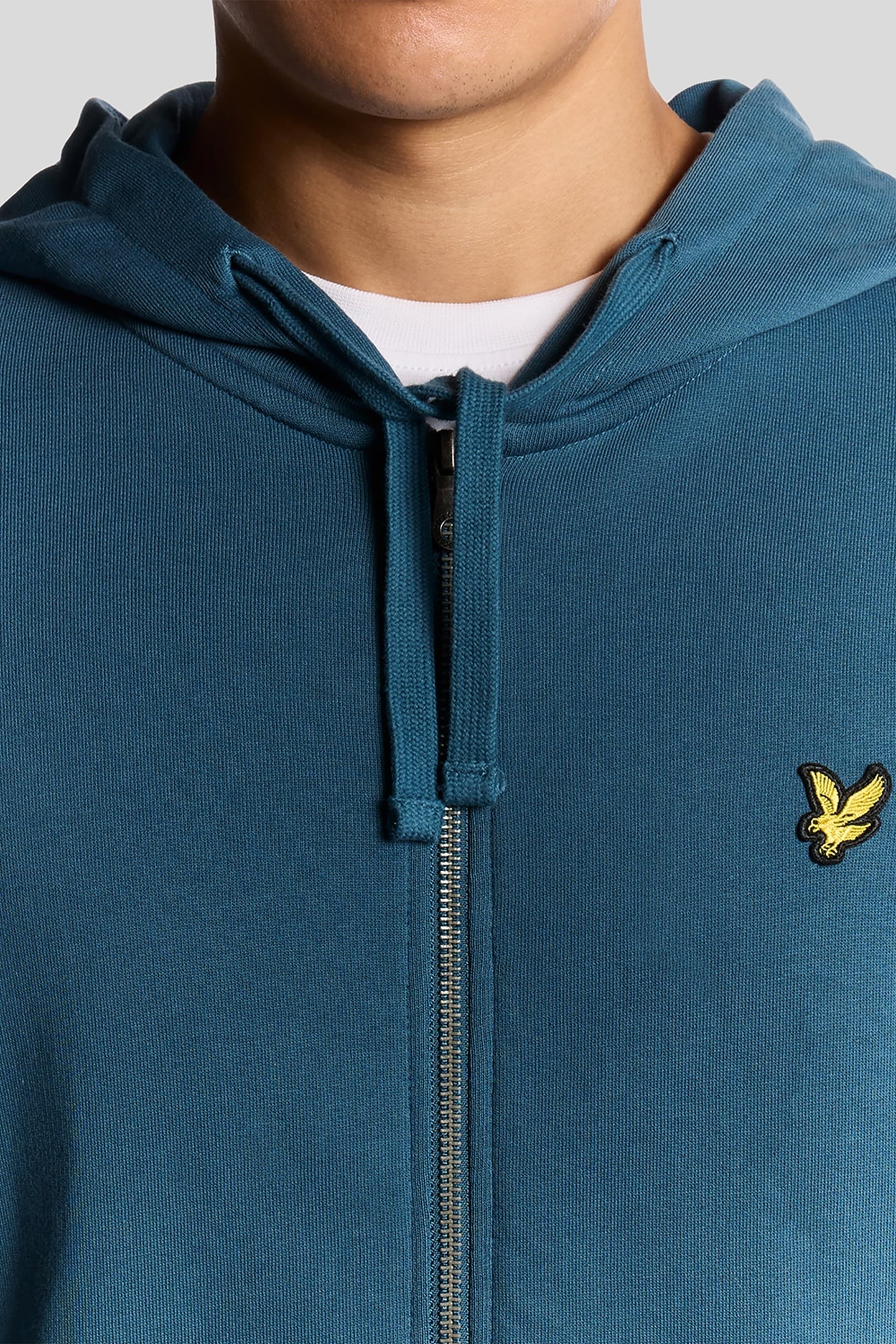 ZIP THROUGH HOODIE DEEP WATER 5