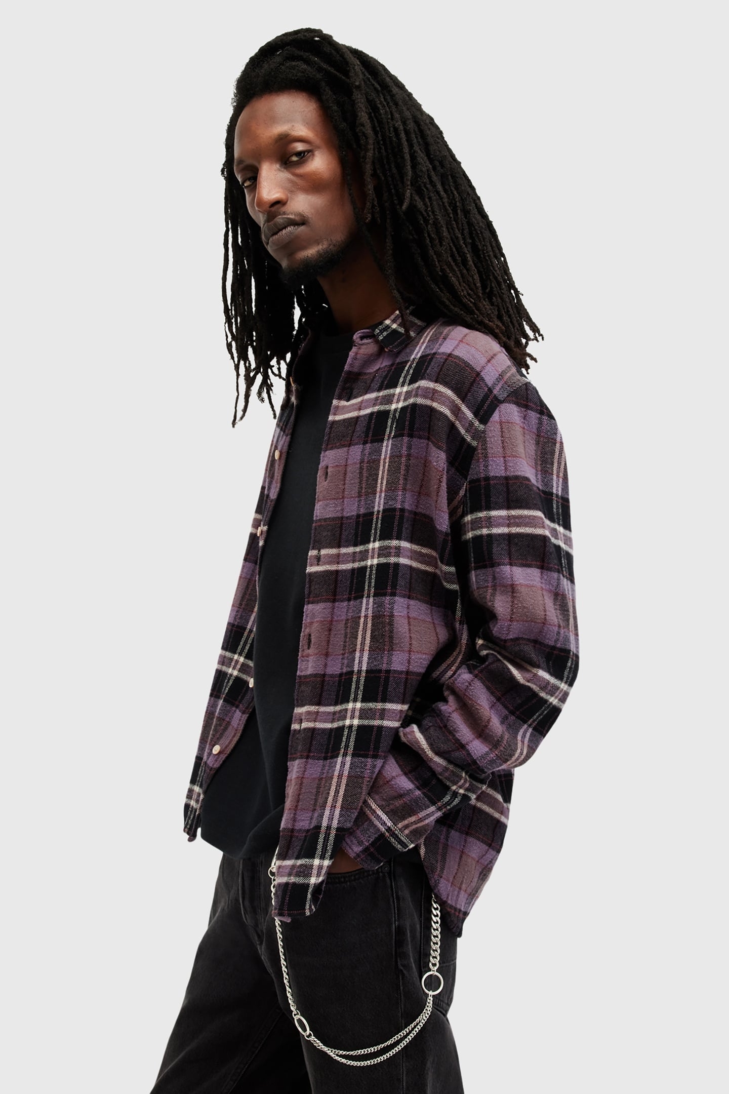 BUZZARD LS SHIRT COSMIC PURPLE 2