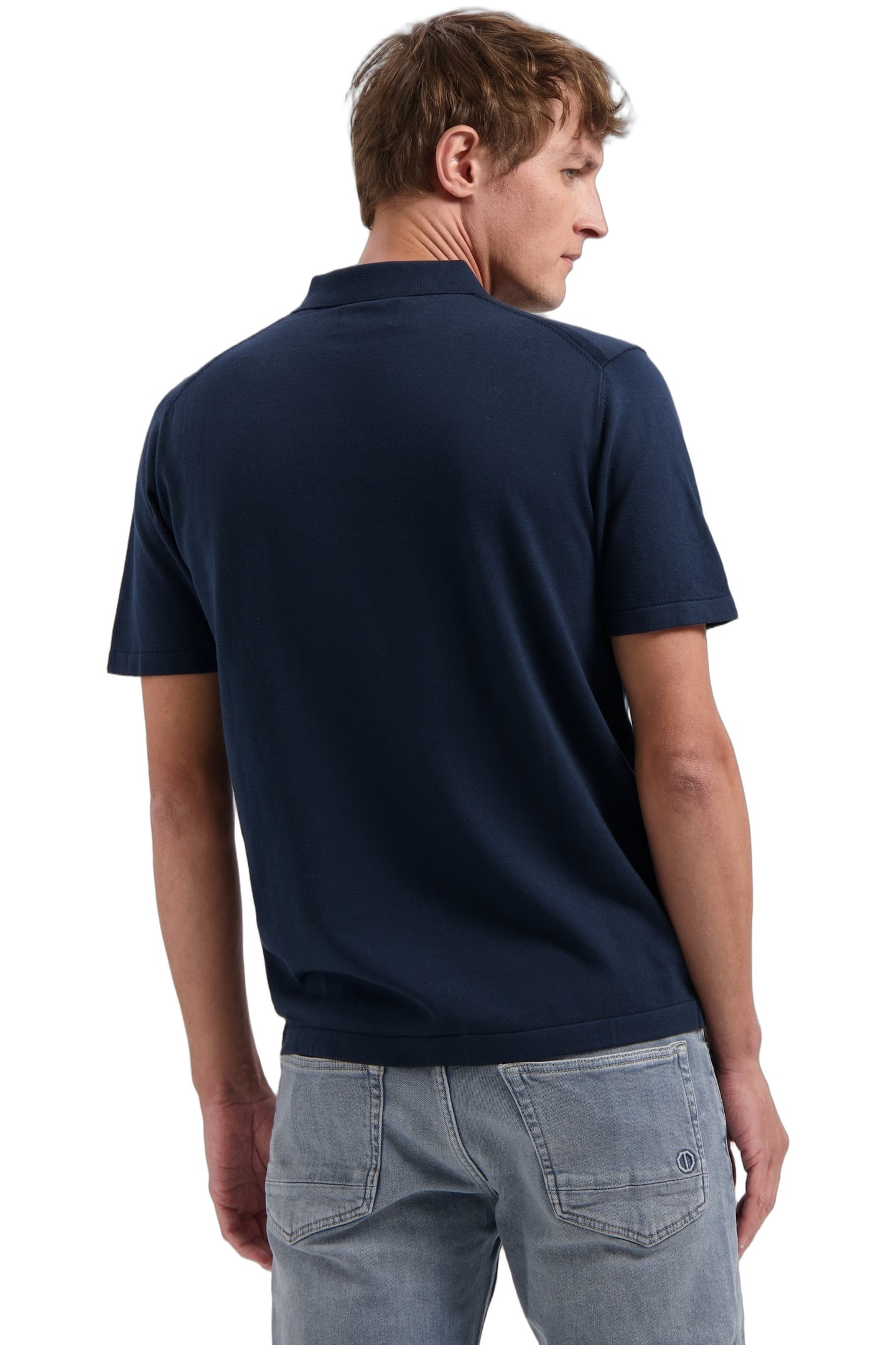 DS-DORIAN ZIP POLO DK. NAVY 4