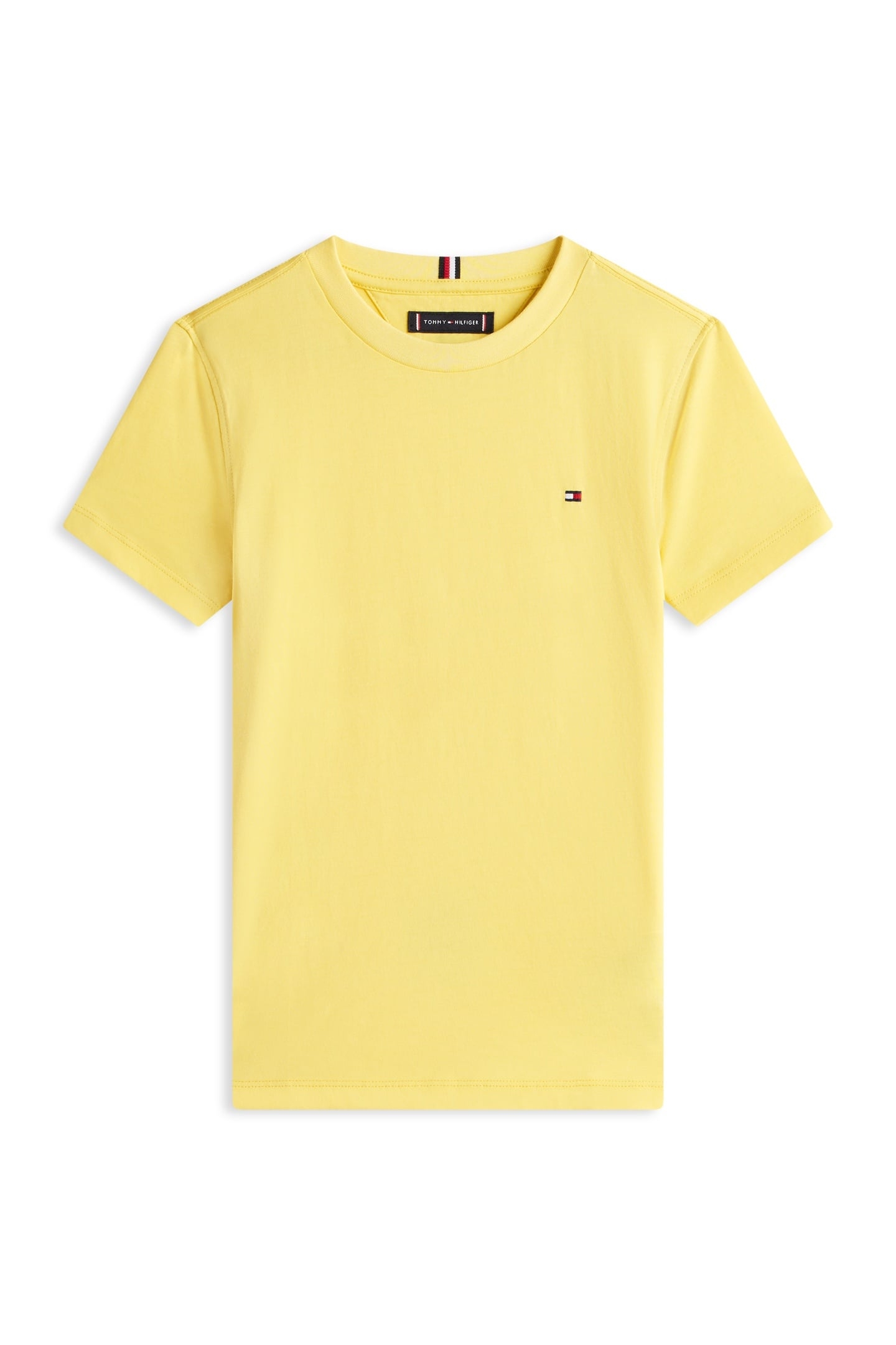 BOYS FLAG EMBROIDERY CREW NECK T-SHIRT YELLOW DAHLIA 3