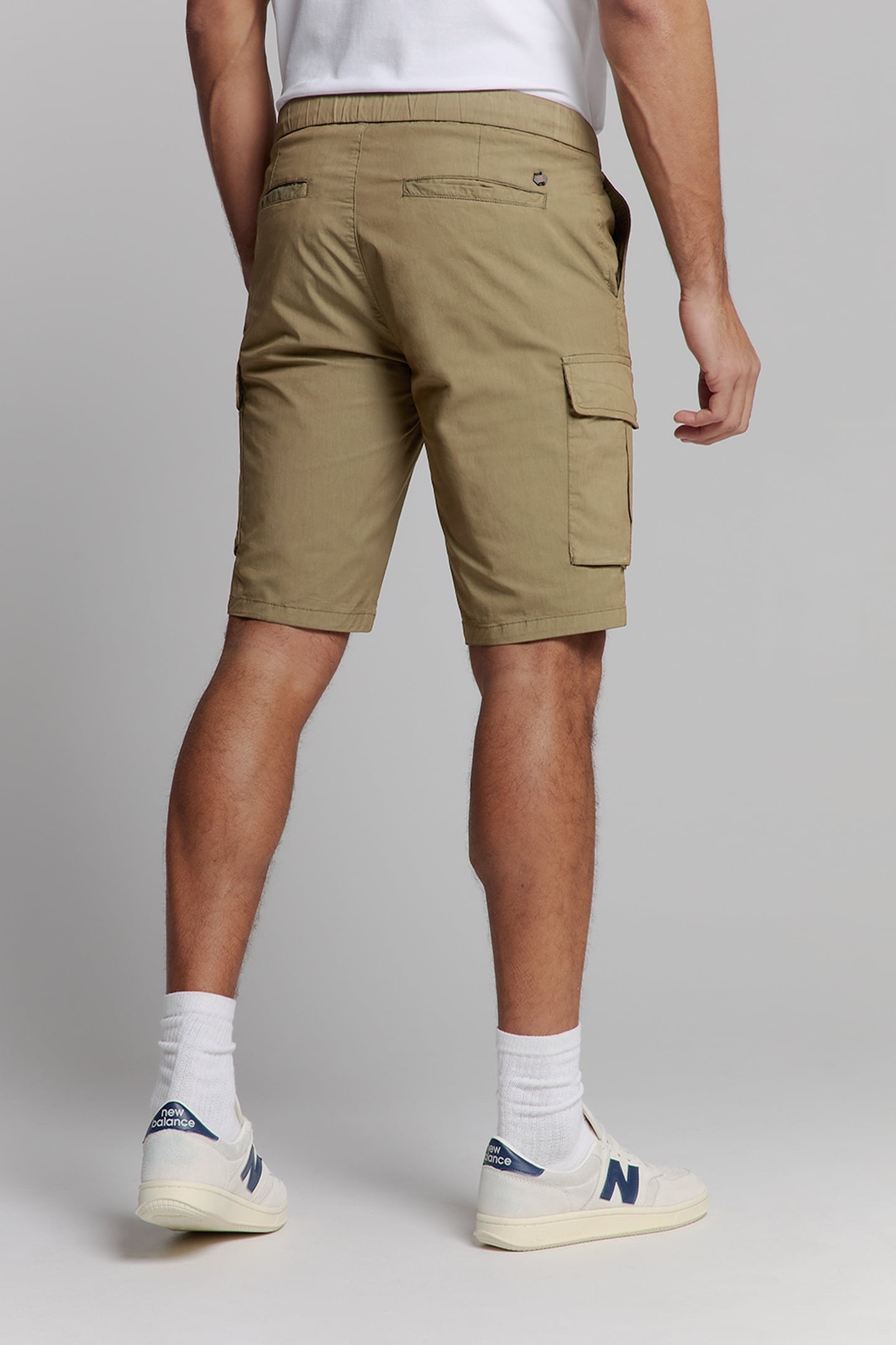SHORT STRETCH CARGO GARMENT DYED KHAKI 4