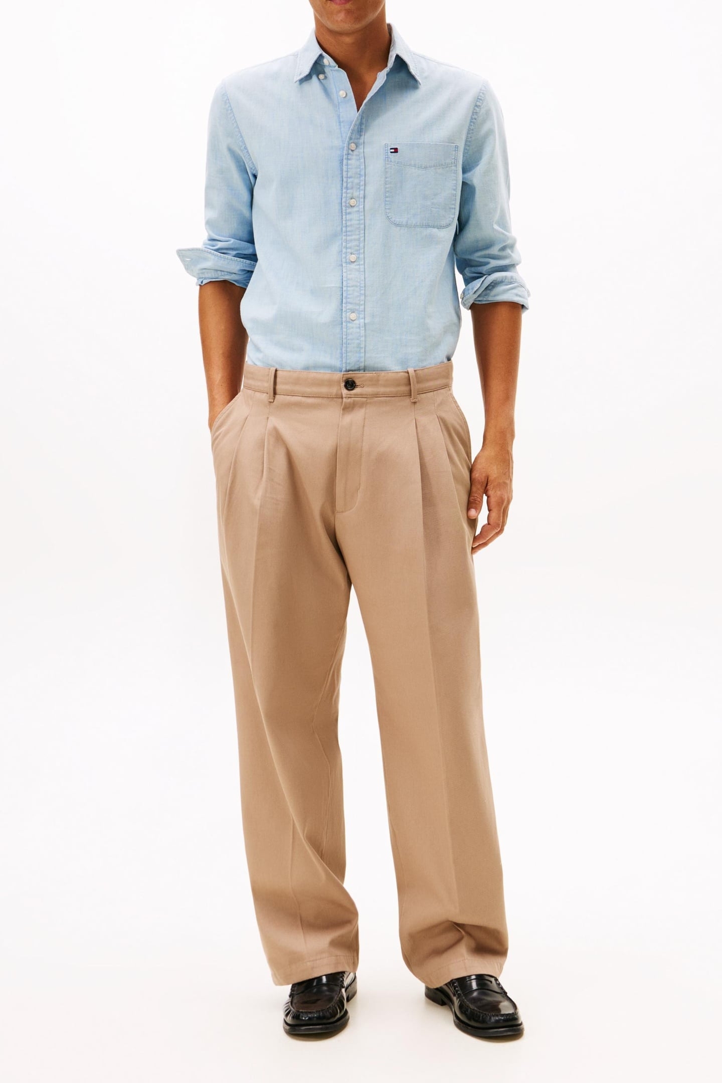 CHAMBRAY POCKET SHIRT LIGHT BLUE CHAMBRAY 4