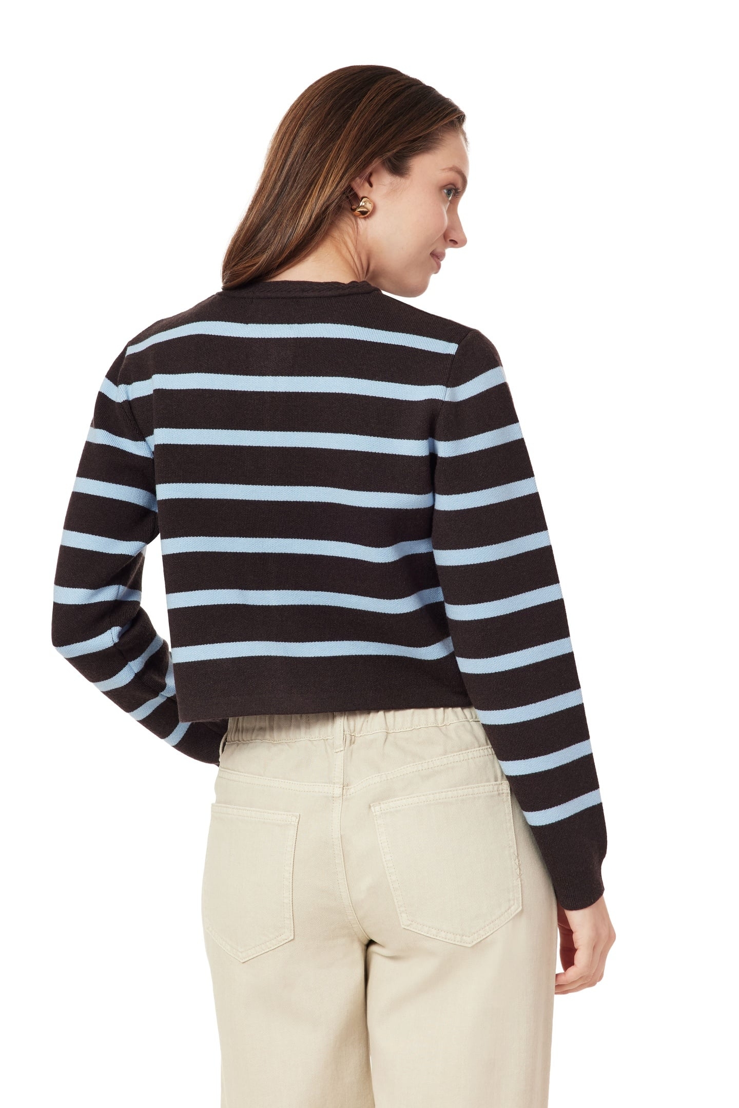 SWEATER HOT FUDGE/CERULEAN 4