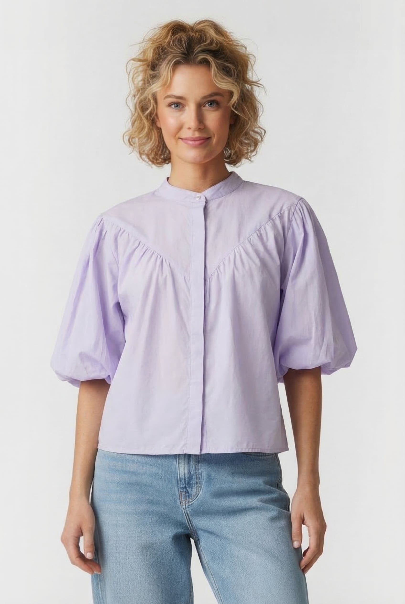 FERYAL BLOUSE SOFT PURPLE 1