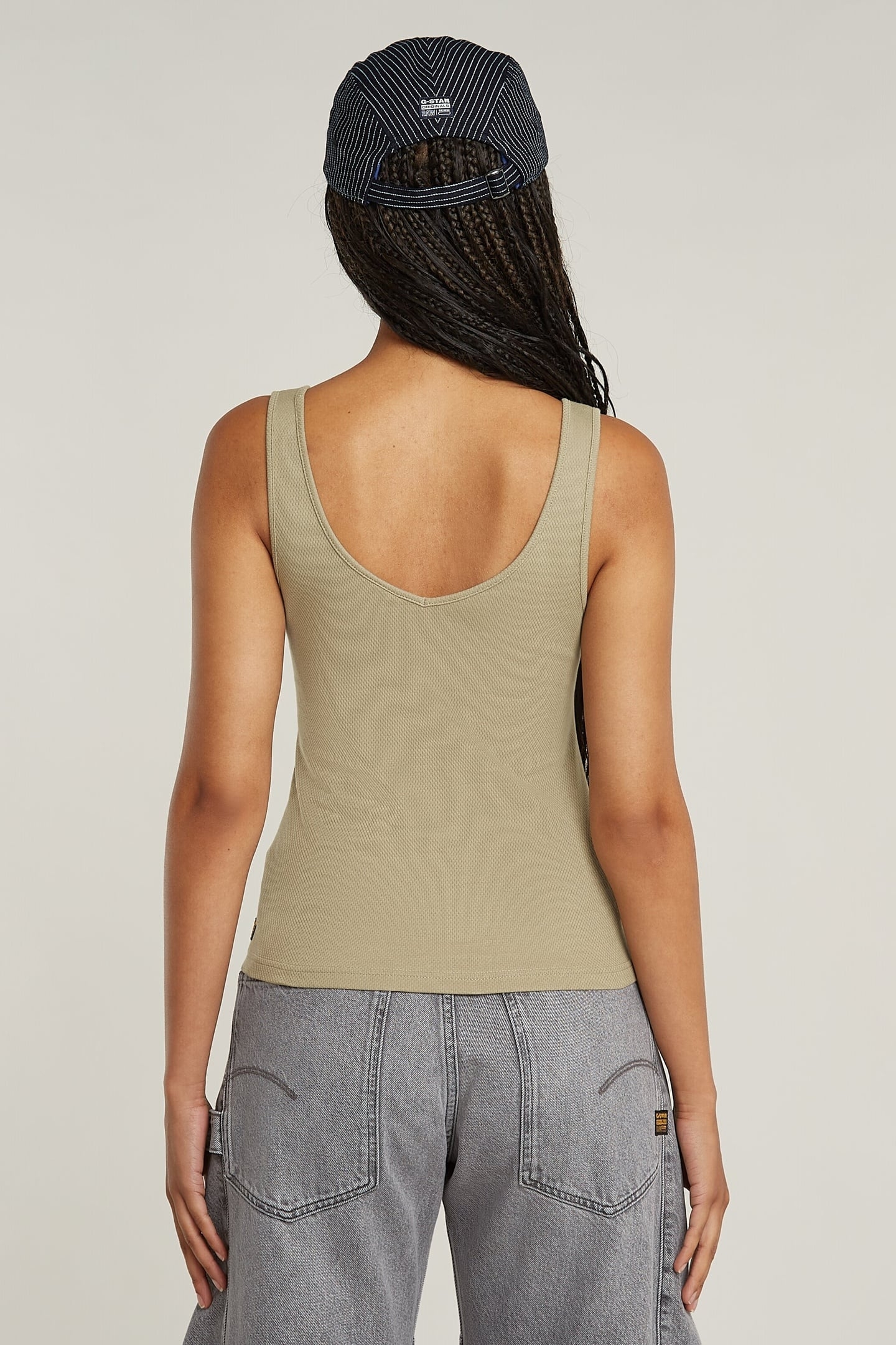 ASYMMETRICAL ZIP SLIM TANK TOP LIGHT TOGGEE 3