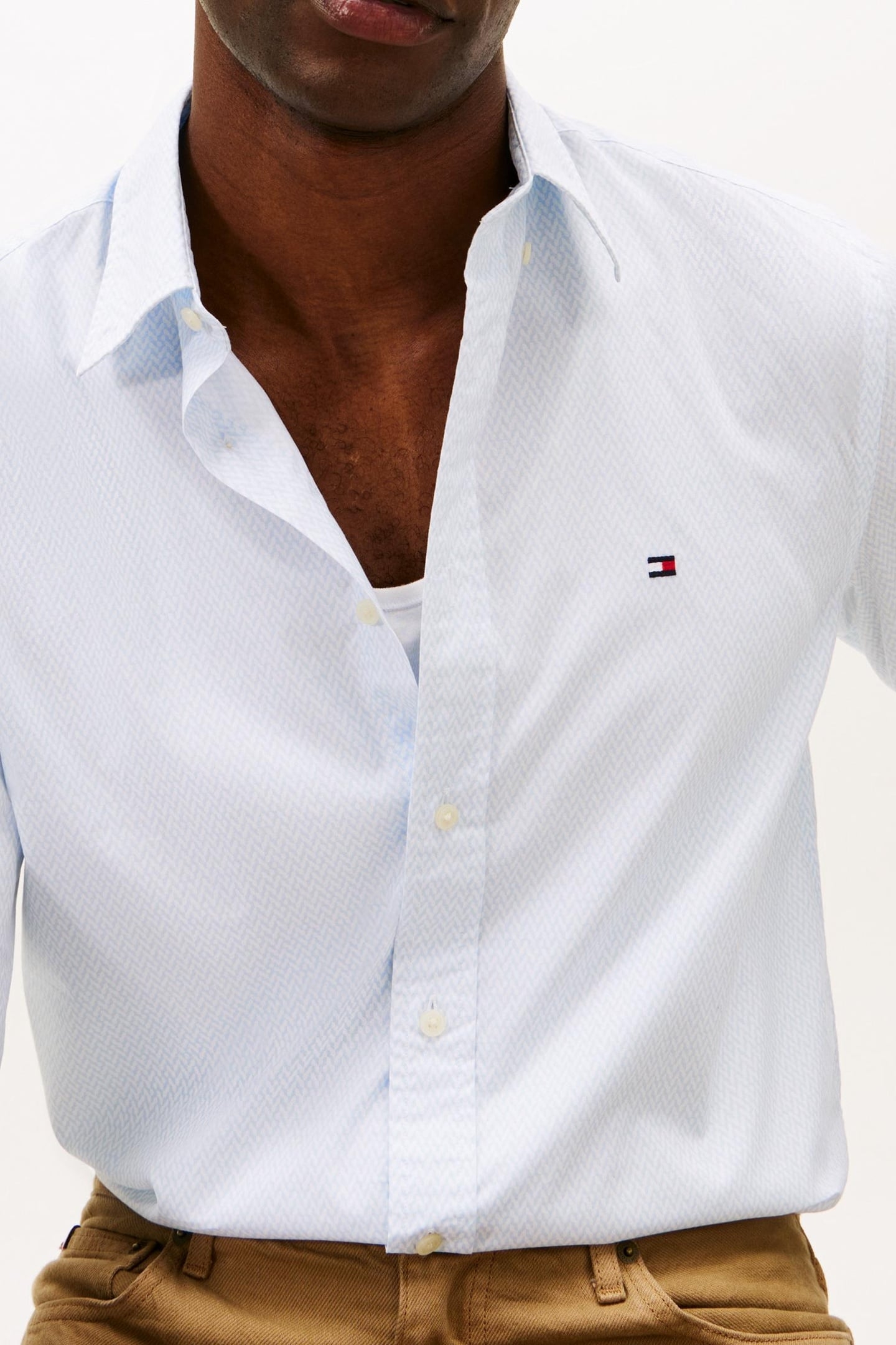 FLEX POPLIN SHIRT SWEET BLUE 3