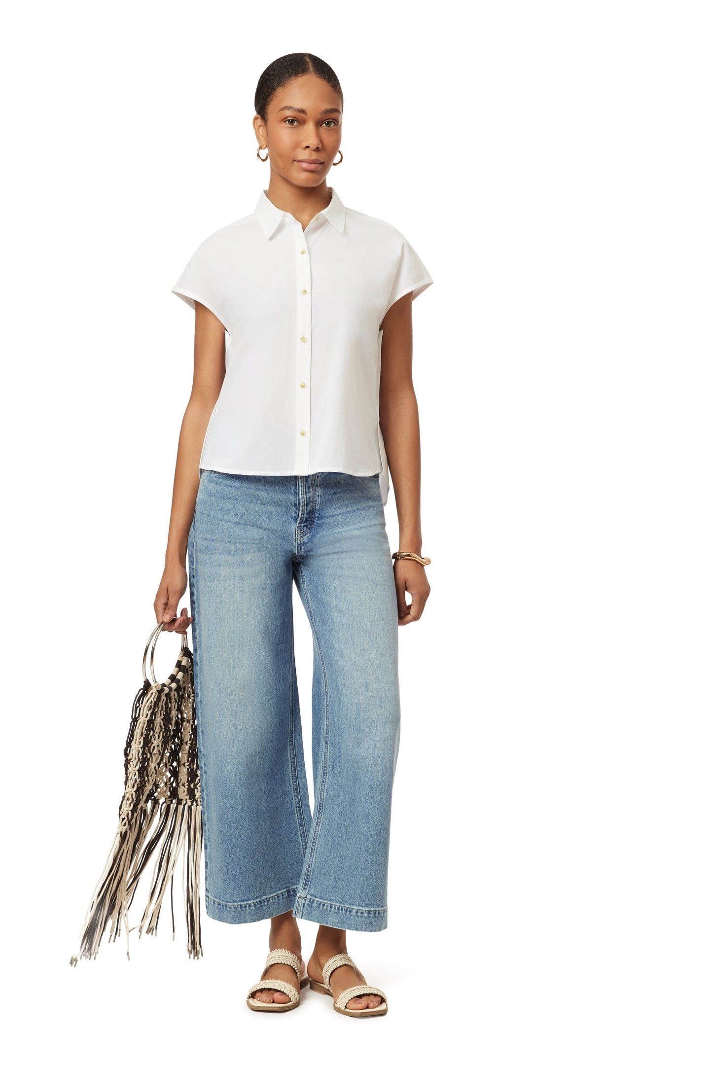 DOLMAN SLEEVE SHIRT BRILLIANT WHITE 3