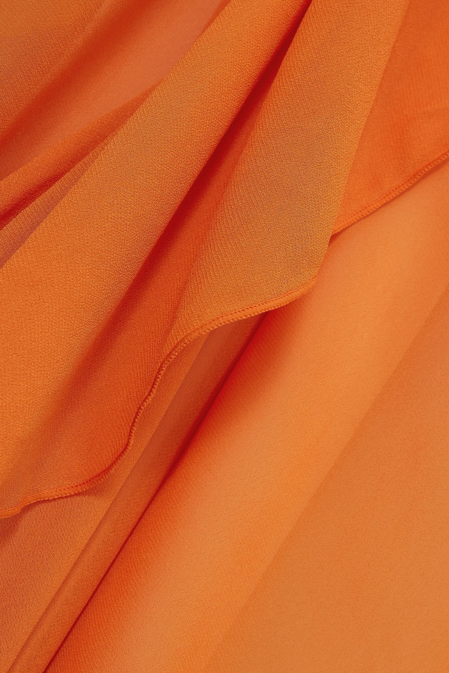 RUFFLE OCCASION DRESS ORANGE 6