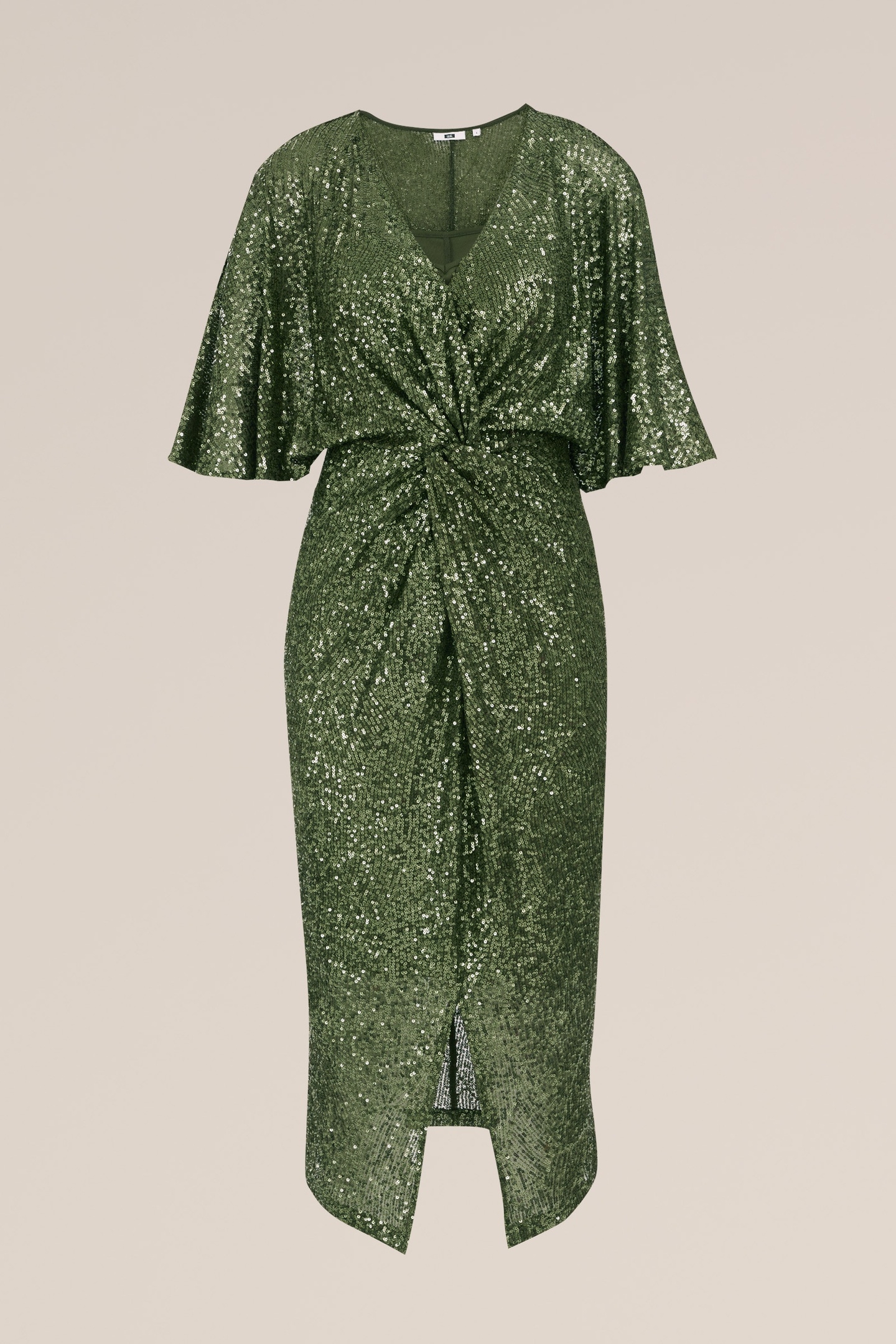 DRESS MID LENGTH DARK GREEN 4