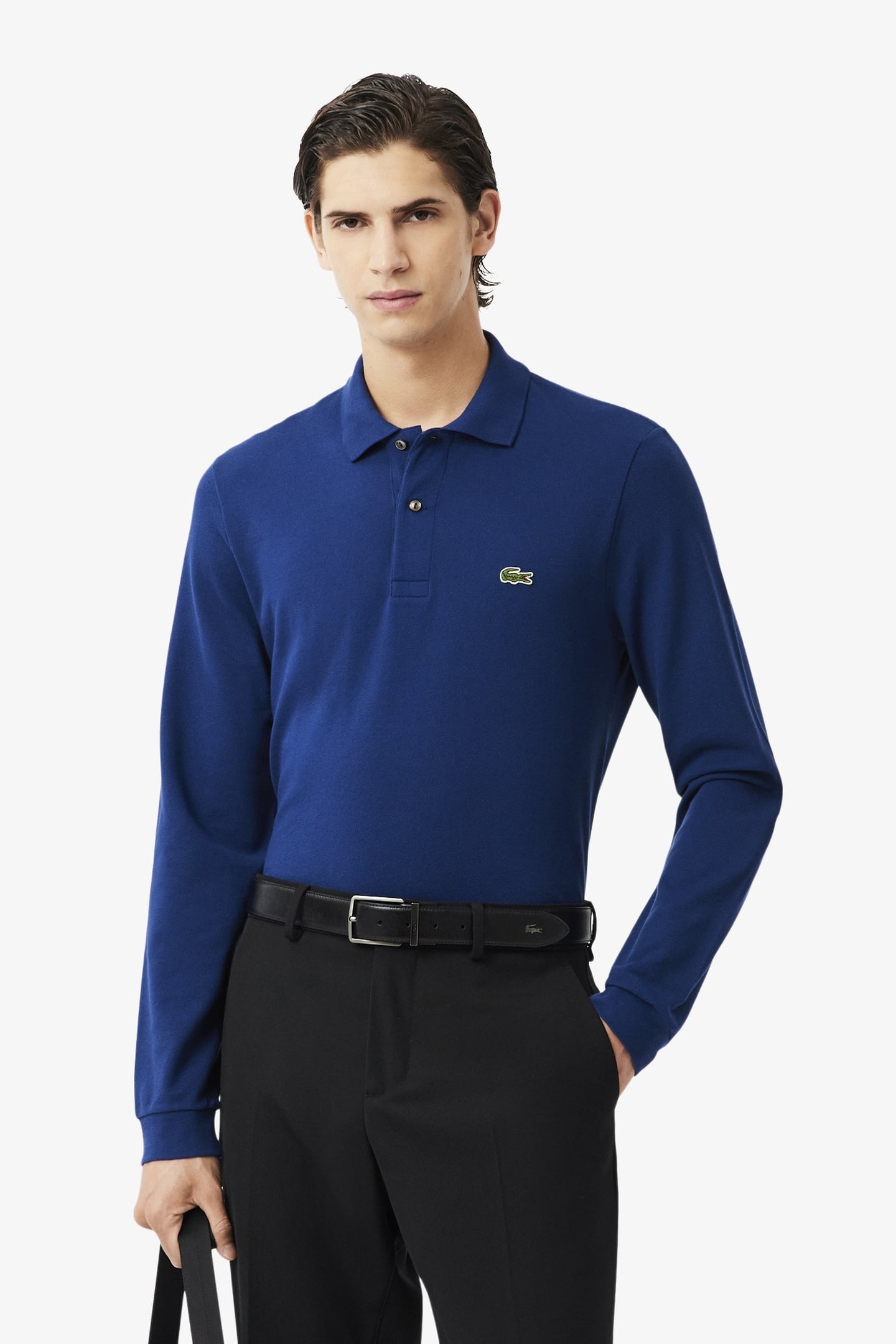 LONG SLEEVE POLO METHYLENE 1