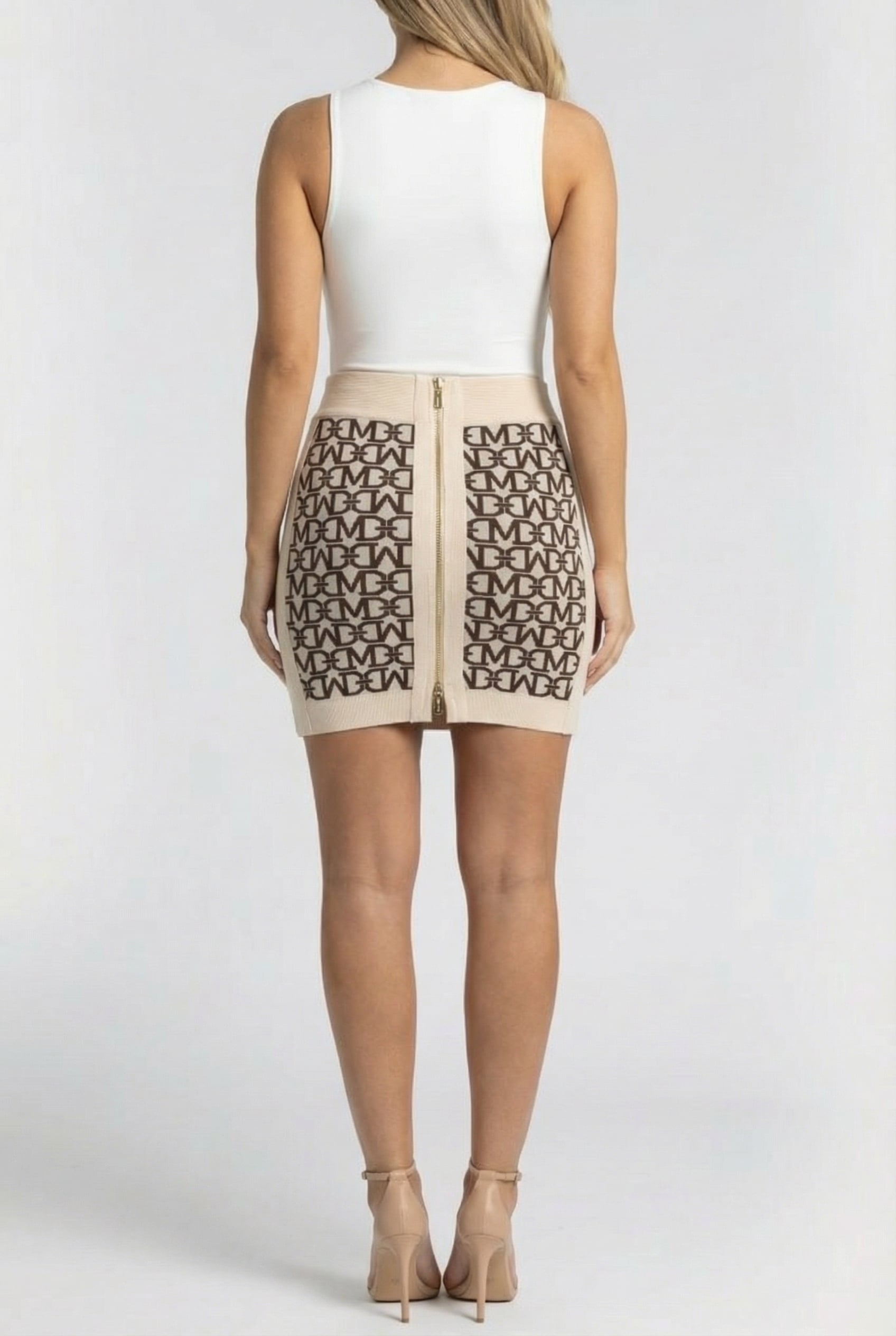 MARCIANO BY GUESS MATI ALLOVER JACQUAR MONOGRAM EGGSHELL AN 2