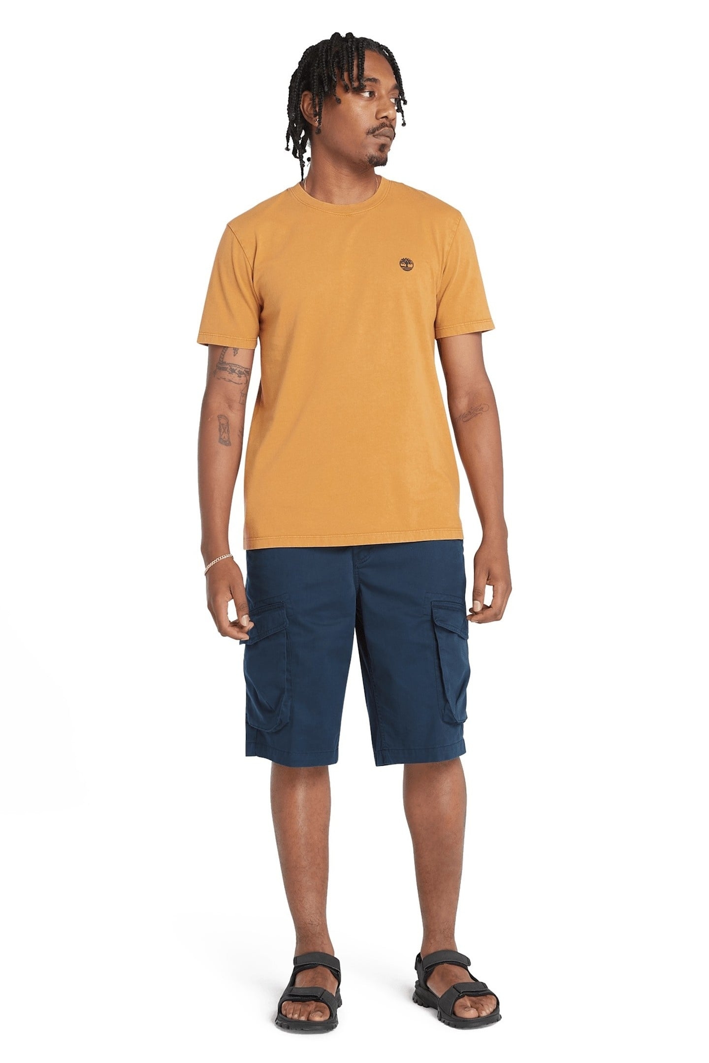 TWILL CARGO SHORTS DARK SAPPHIRE 1