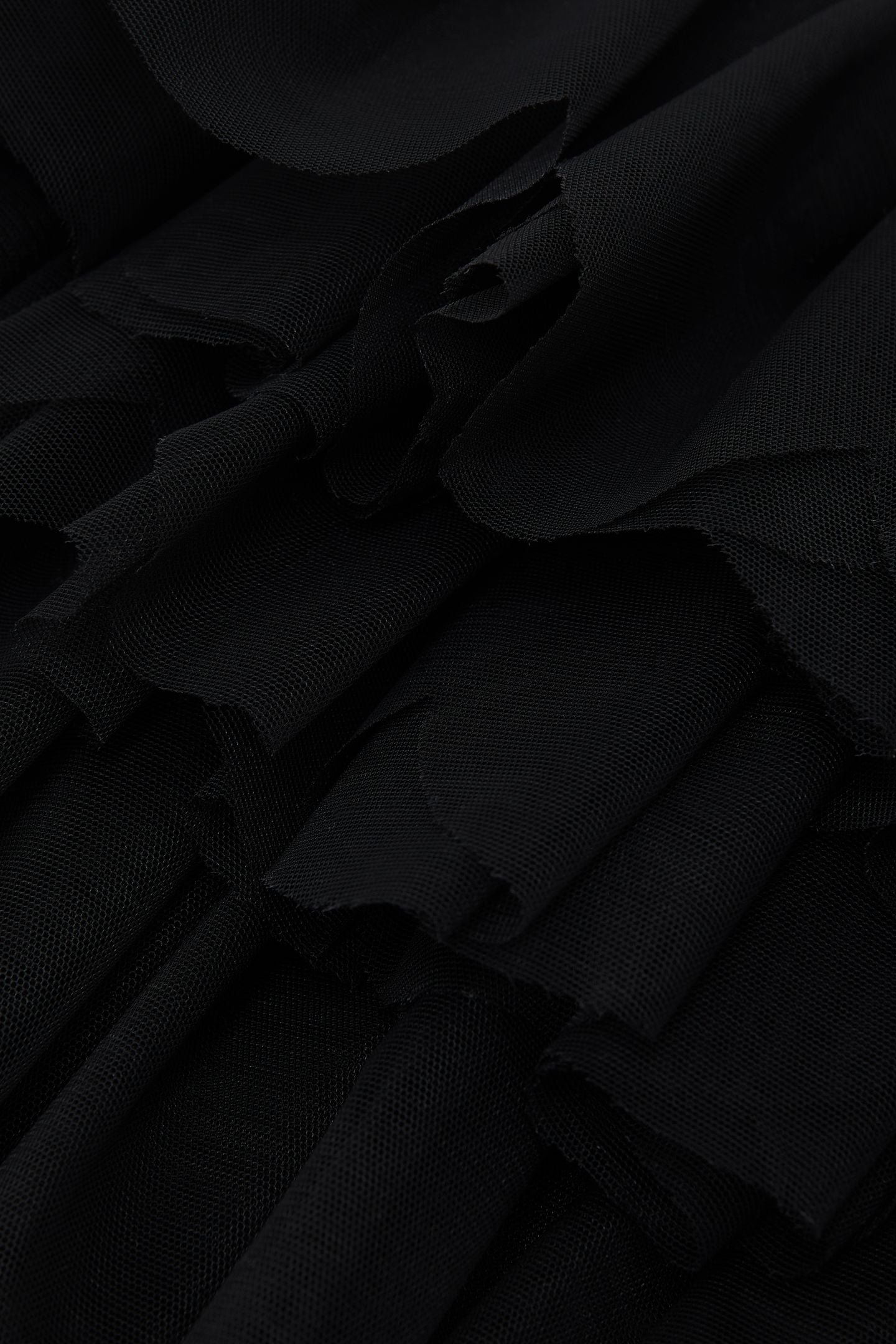 TULLE MINI DRESS BLACK 6