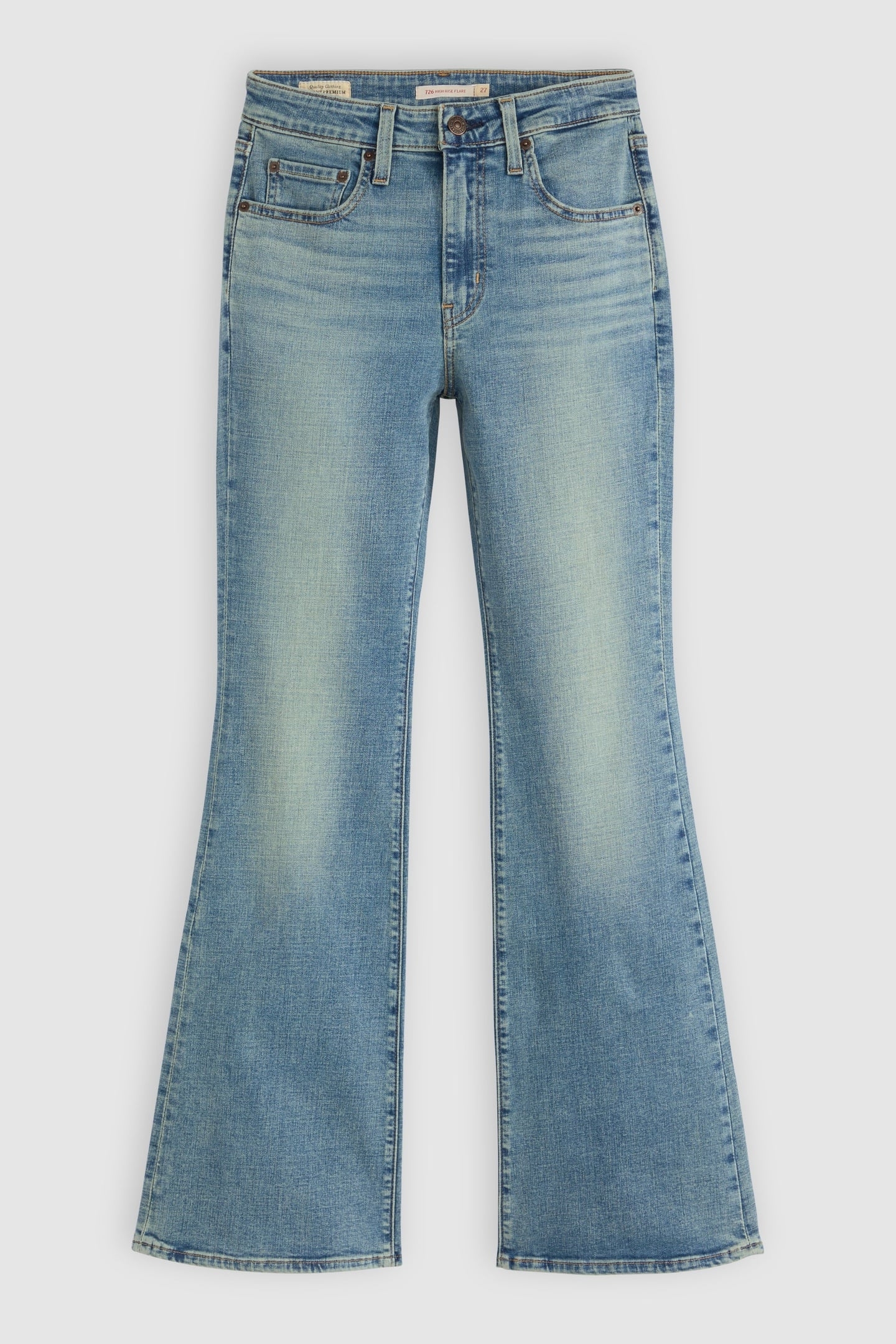 726™ HIGH RISE FLARE JEANS BLUE 6