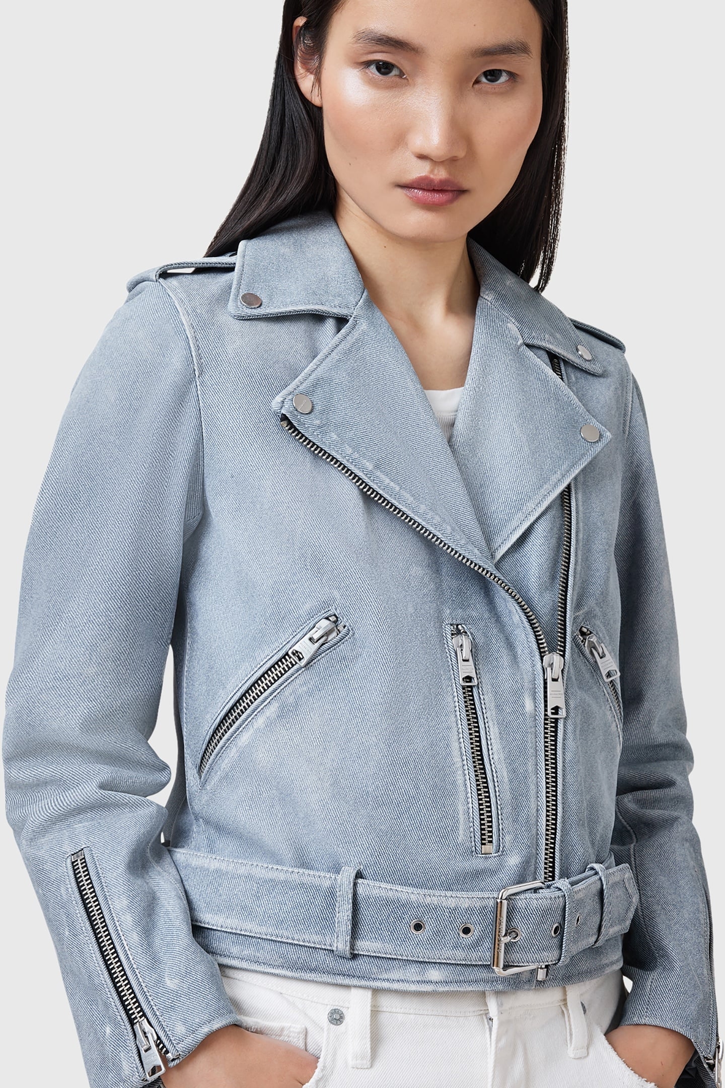 BALFERN BIKER PALE DENIM BLUE 8