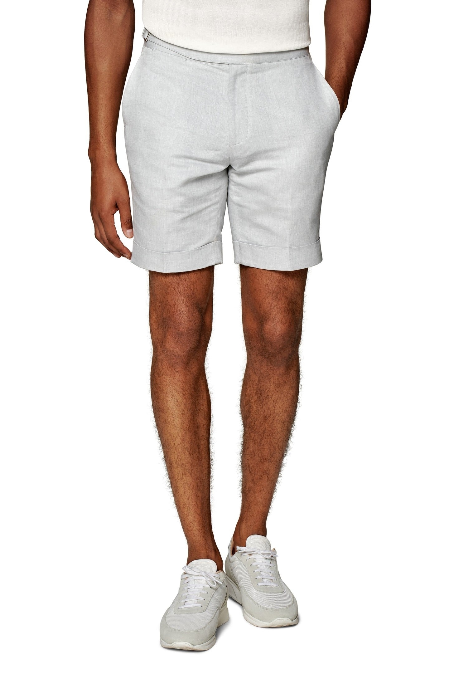 FELLINI SHORTS LIGHT GREY LIGHT GREY 3