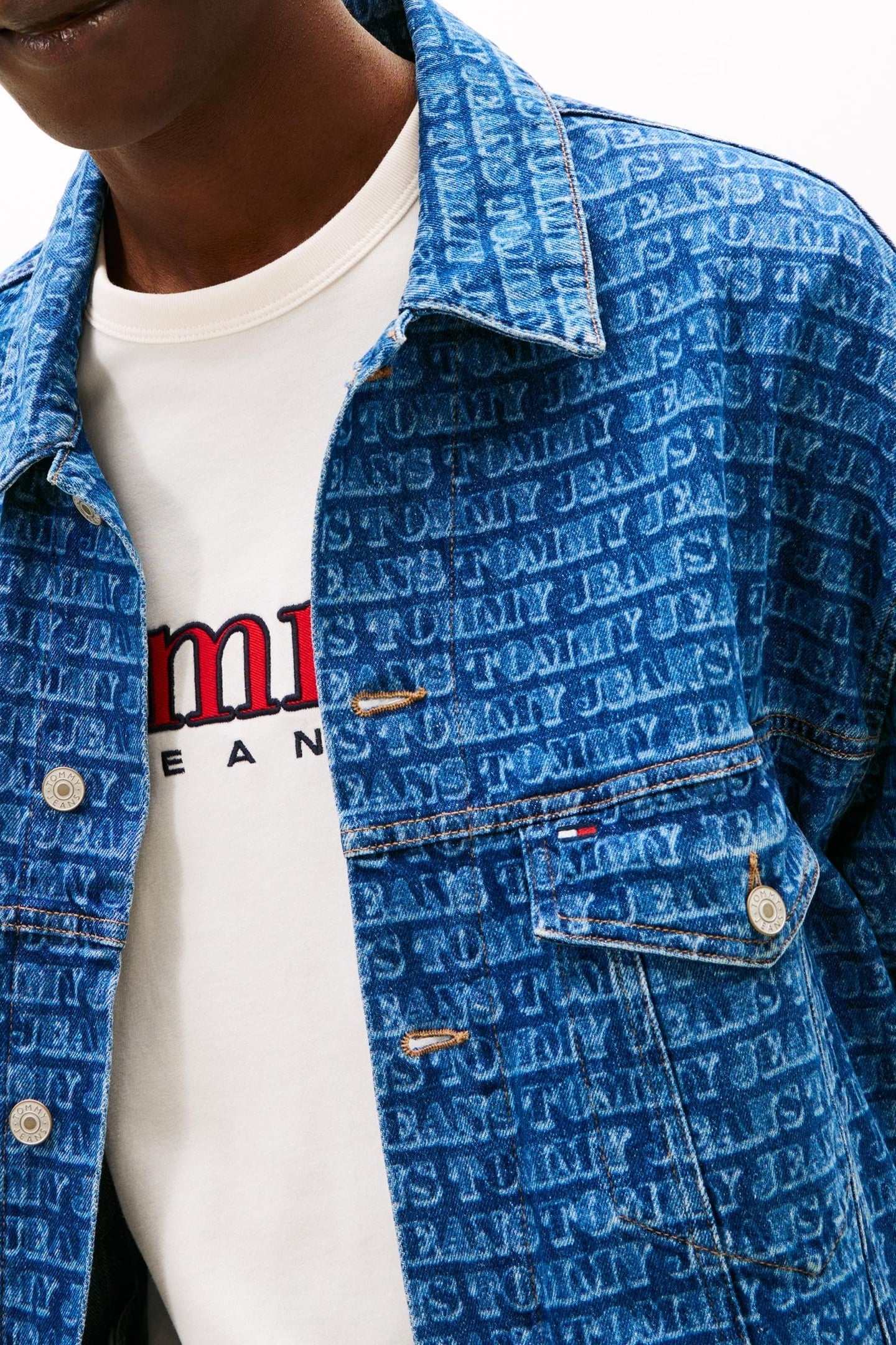 THEO TRUCKER JACKET DENIM MEDIUM 5