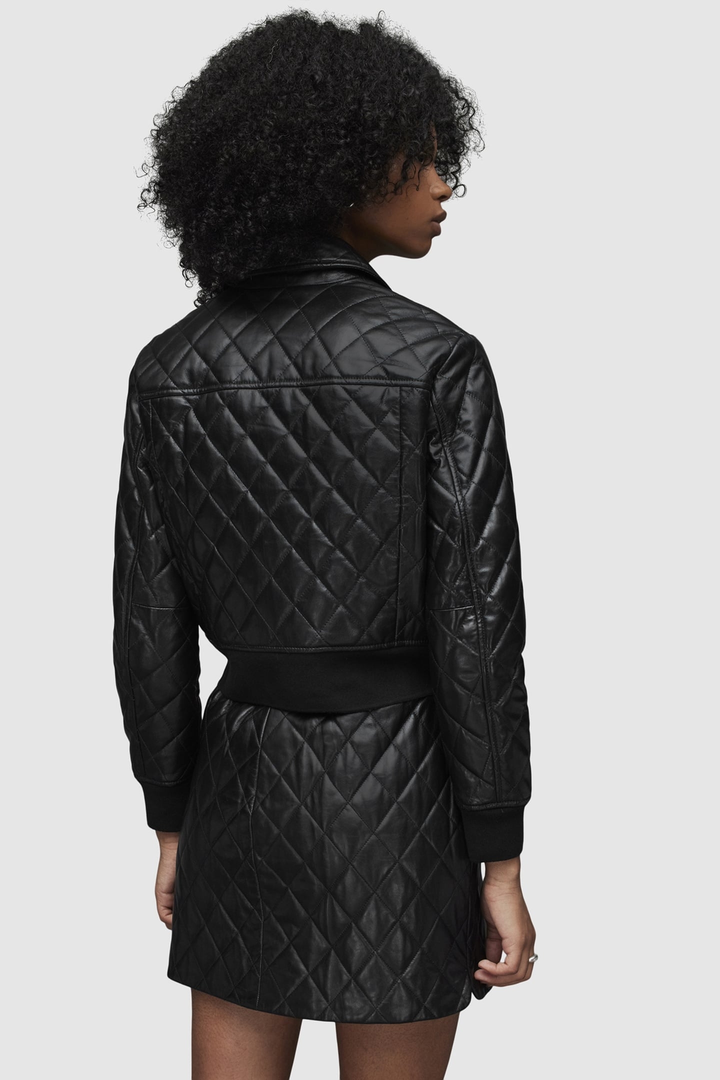 QUINN BOMBER HIGH SHINE BLACK 3