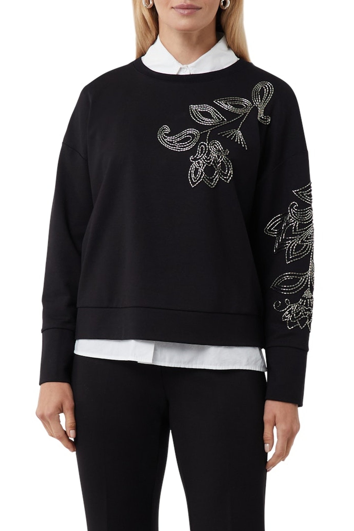 COMMA SWEATERS BLACK 1