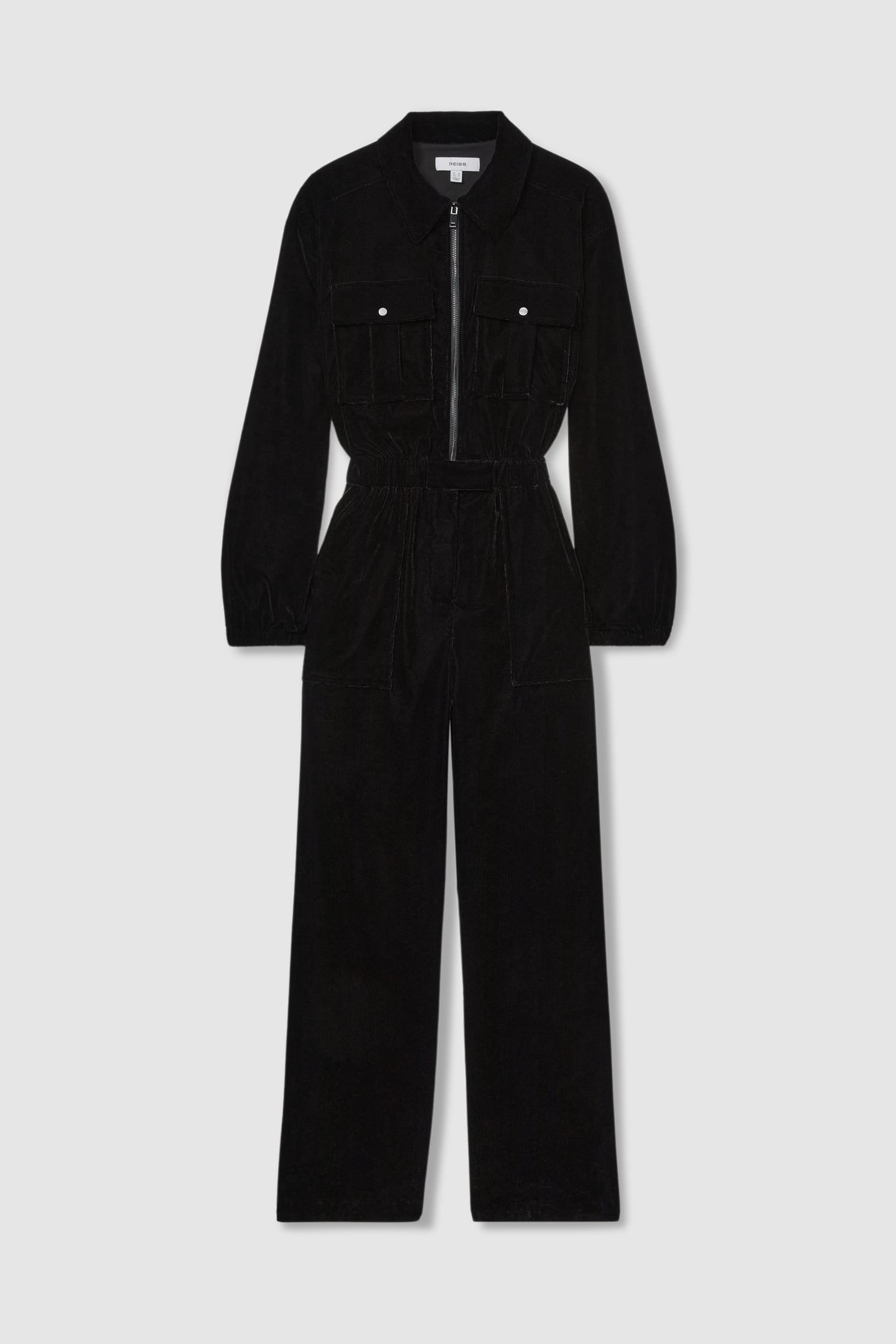 VELVET JUMPSUIT BLACK 4