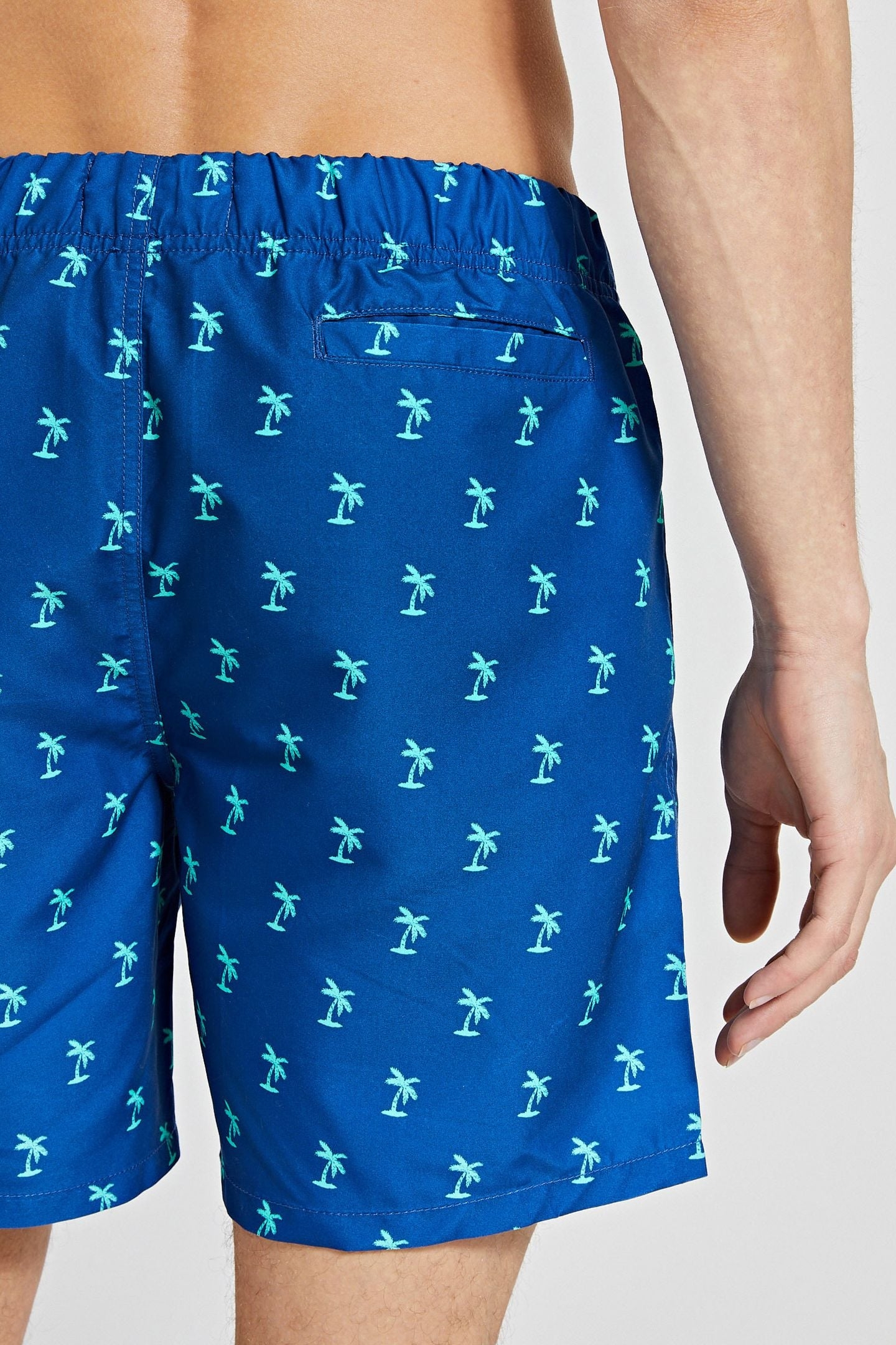 SWIMSHORT SHIWI PALM JEANS BLUE 3