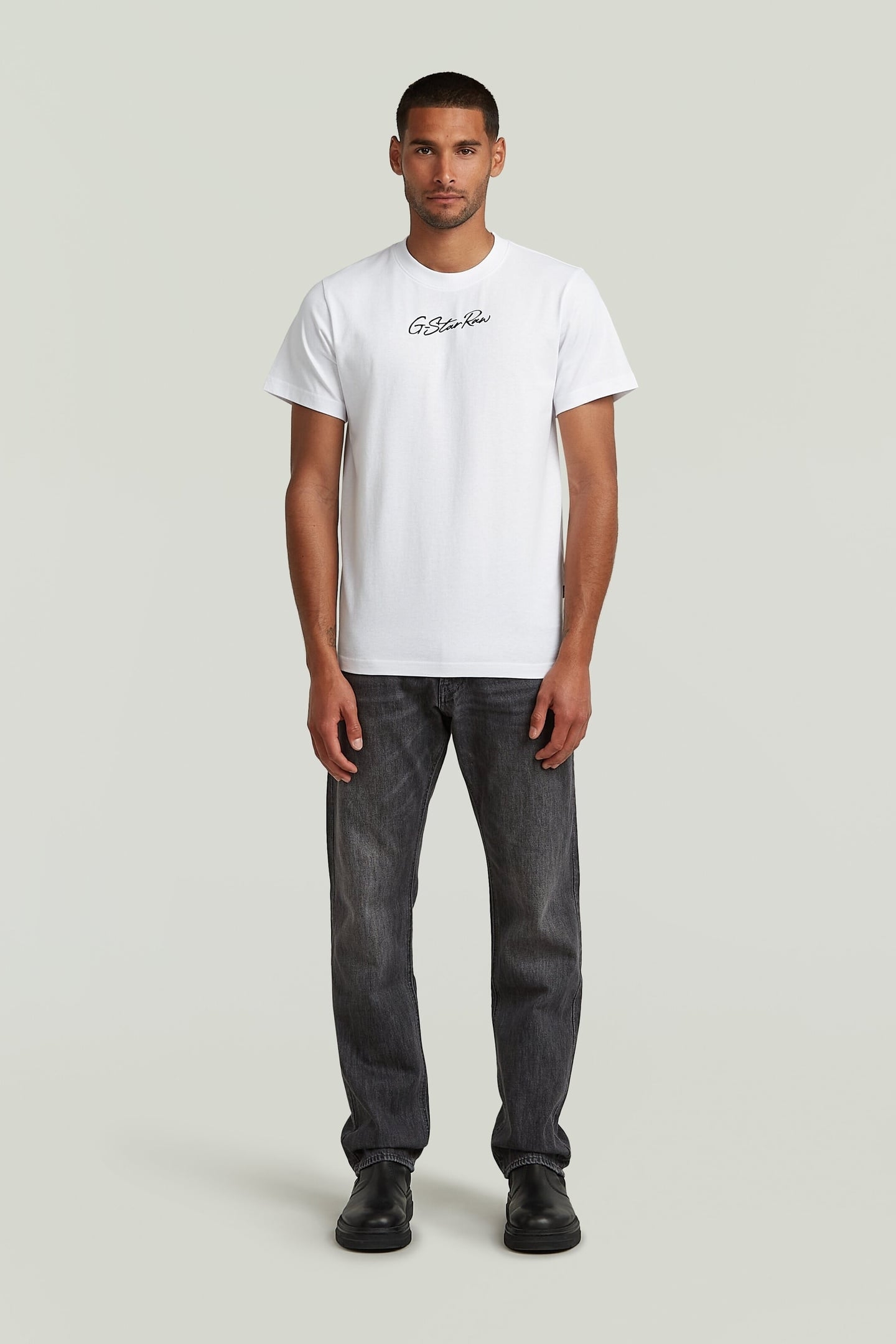 DAKOTA REGULAR STRAIGHT JEANS FADED BLACK MAGNET 1