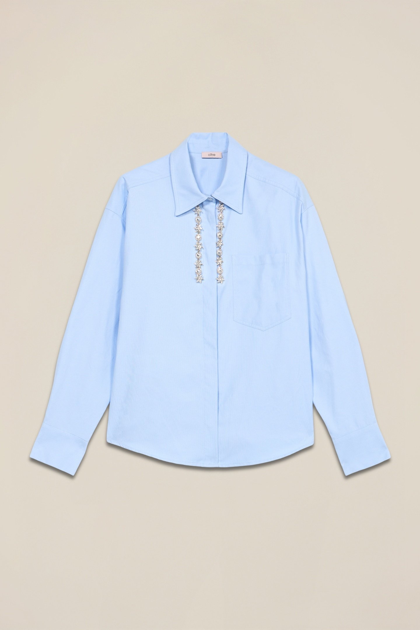 SHIRT WITH JEWEL EMBROIDERY LIGHT BLUE 3